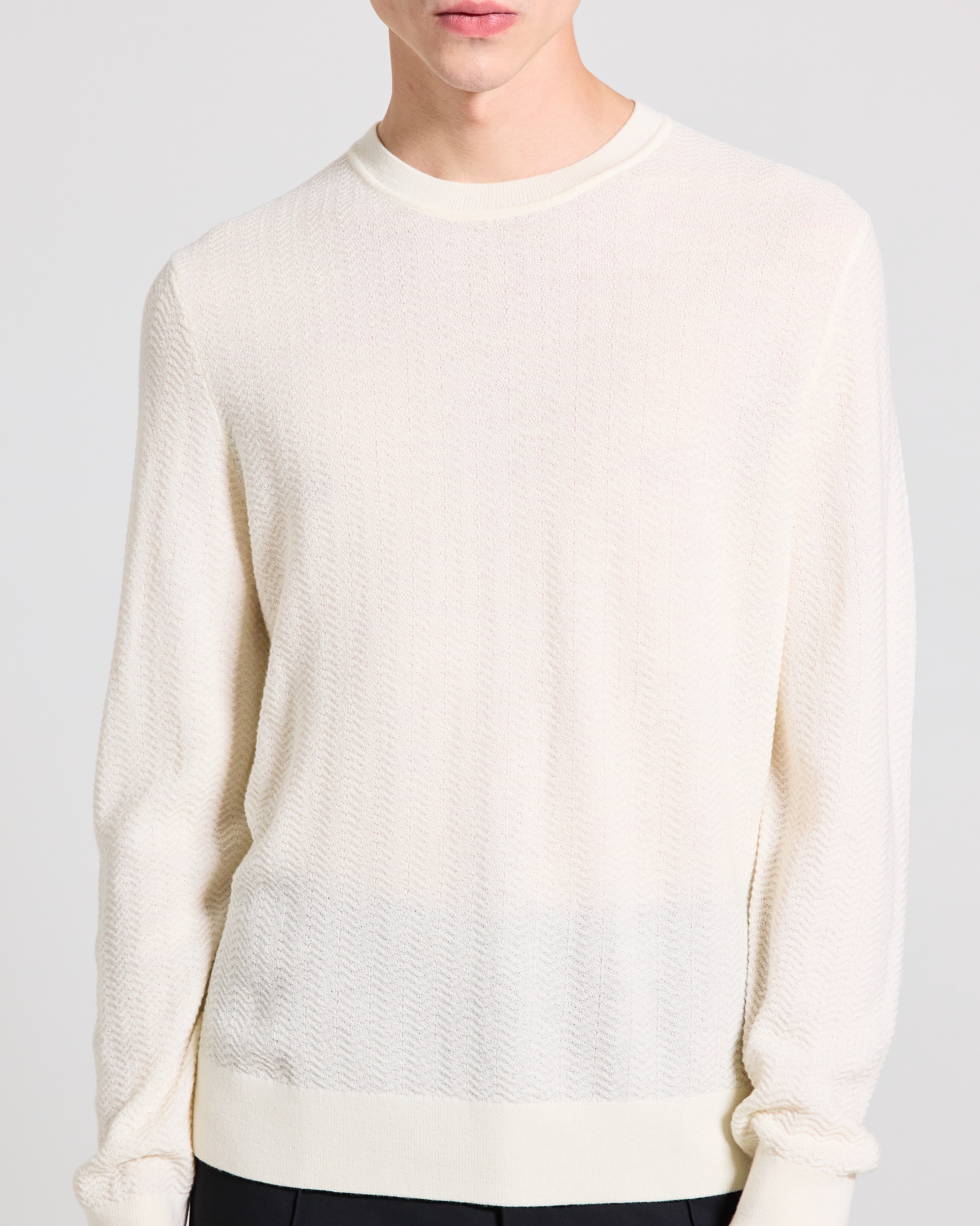 Merino Crewneck Sweater Ivory