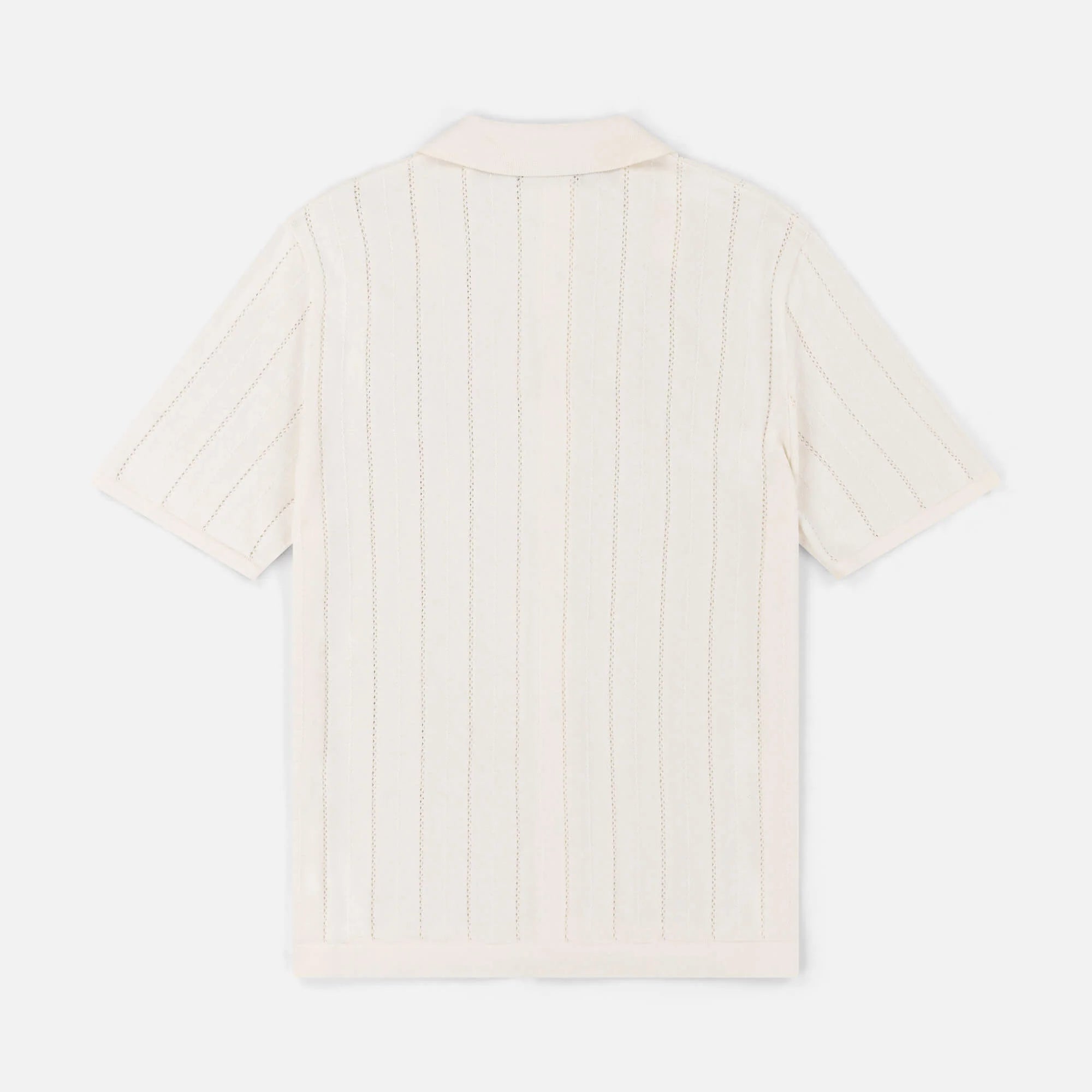 Tao Knitted Short Sleeve Shirt Cream