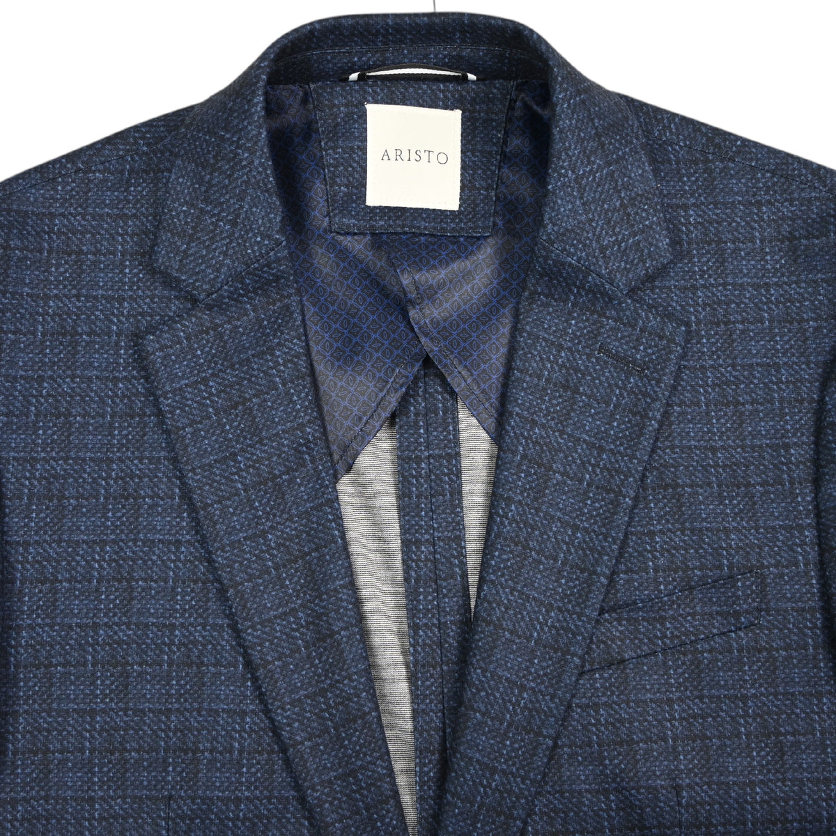 Arani Modern Fit Lifestyle Jacket Blue Texture