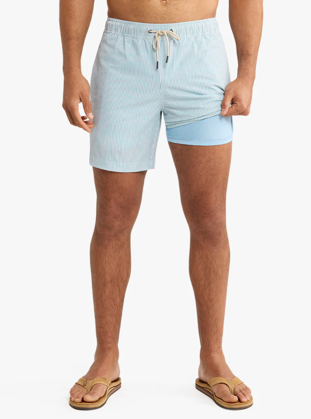 The Bayberry Trunk 7" Seapine Seersucker