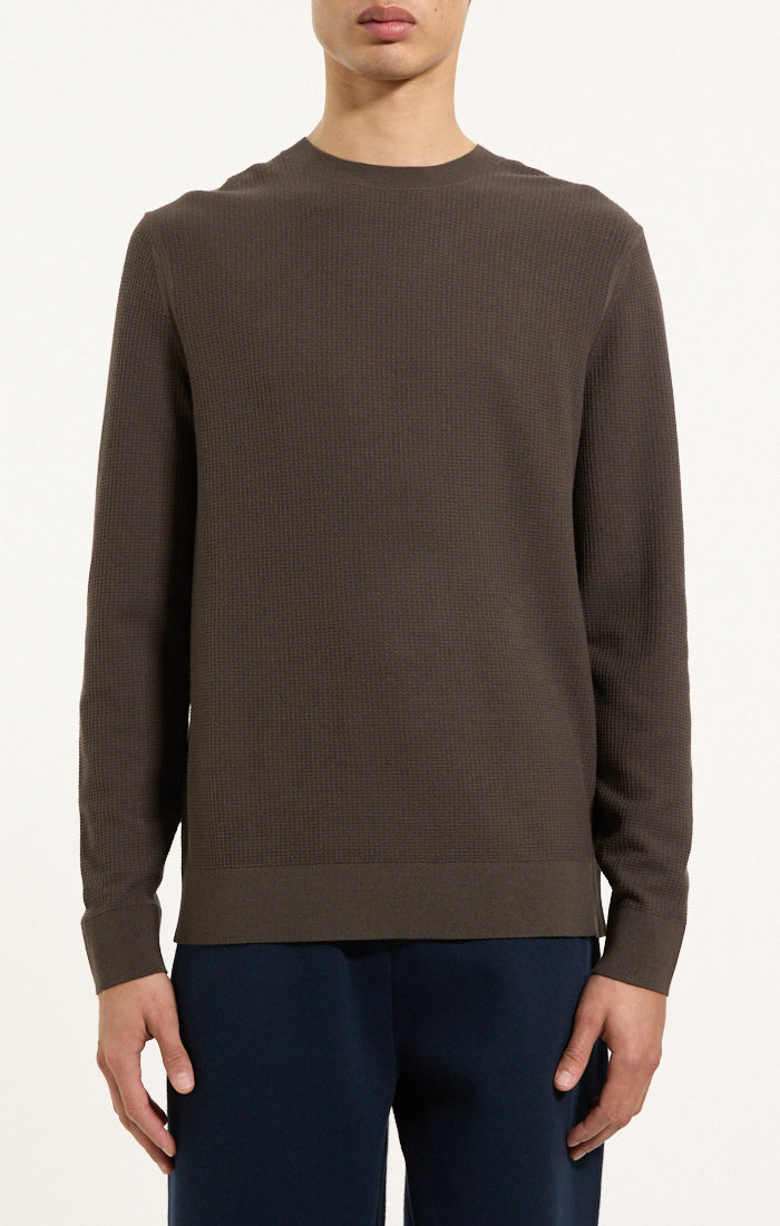 Riland Crewneck in Light Bilen Classic Brown