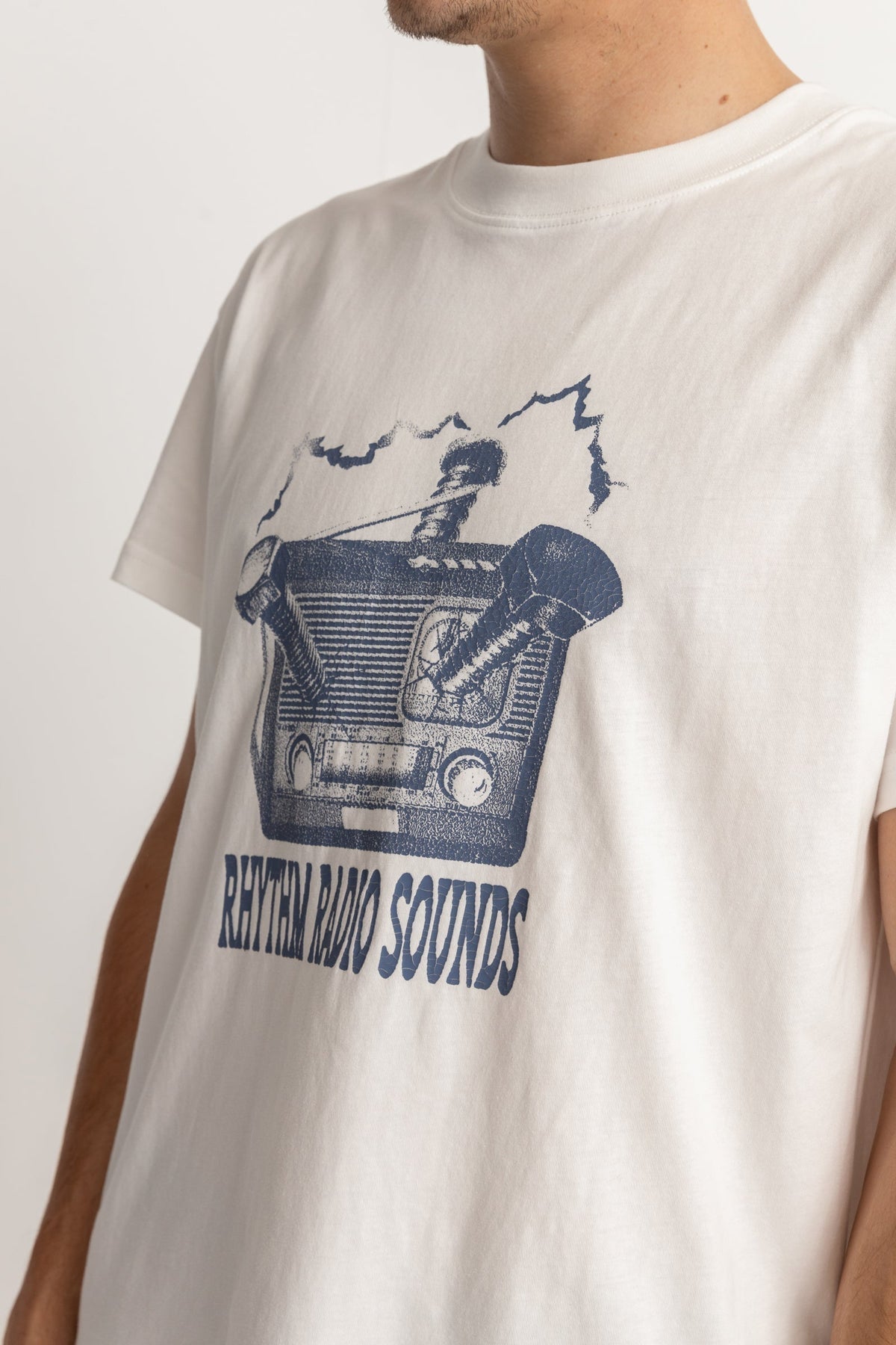 Radio Band T-Shirt Vintage White