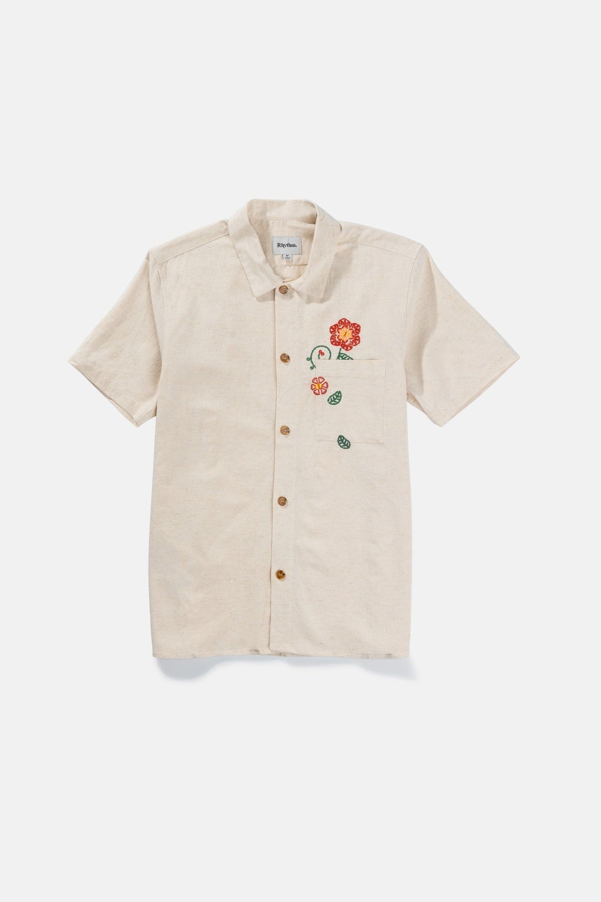 Flower Embroidery Shirt