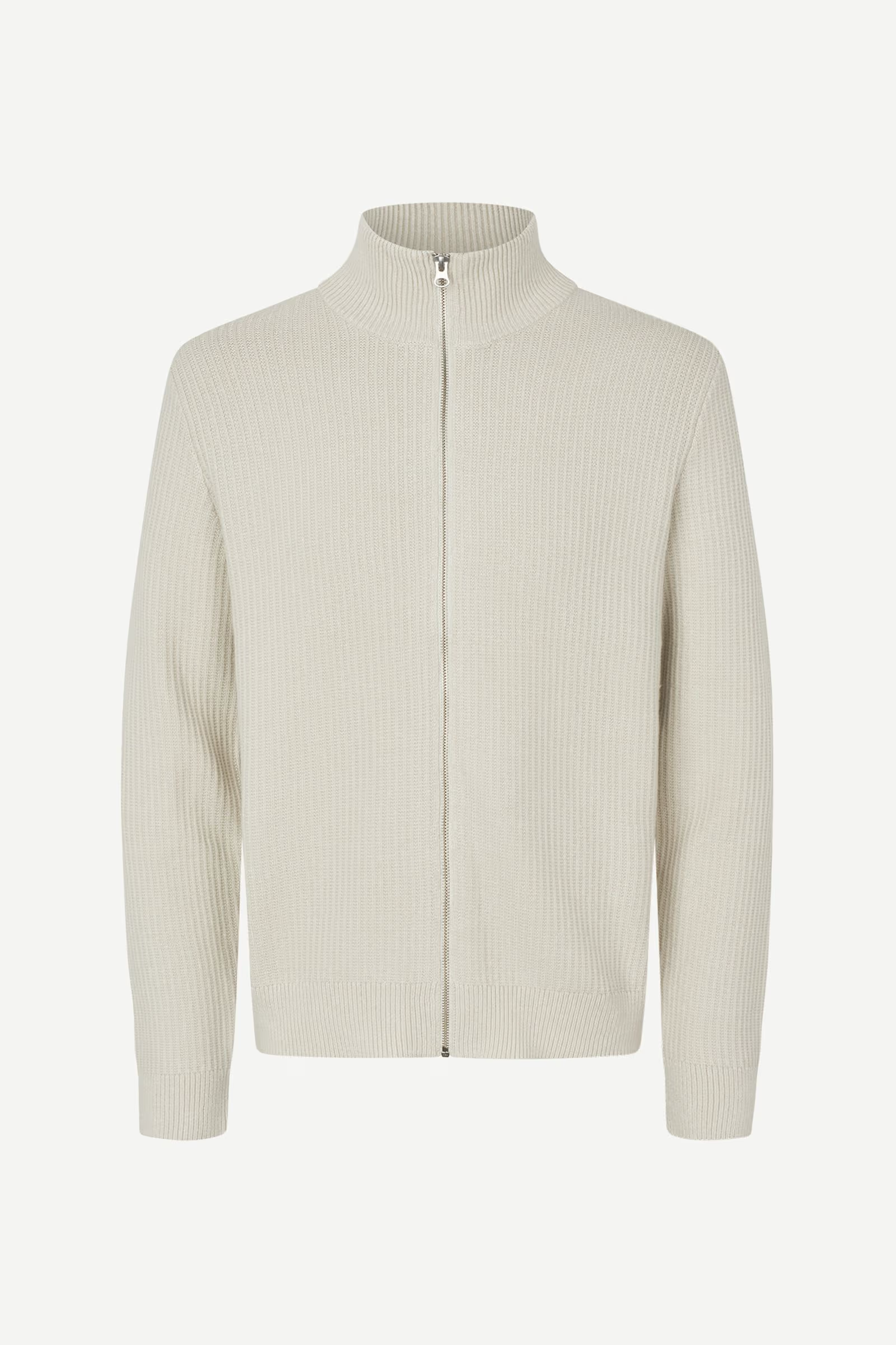Sadem Zip Cardigan Siver Birch