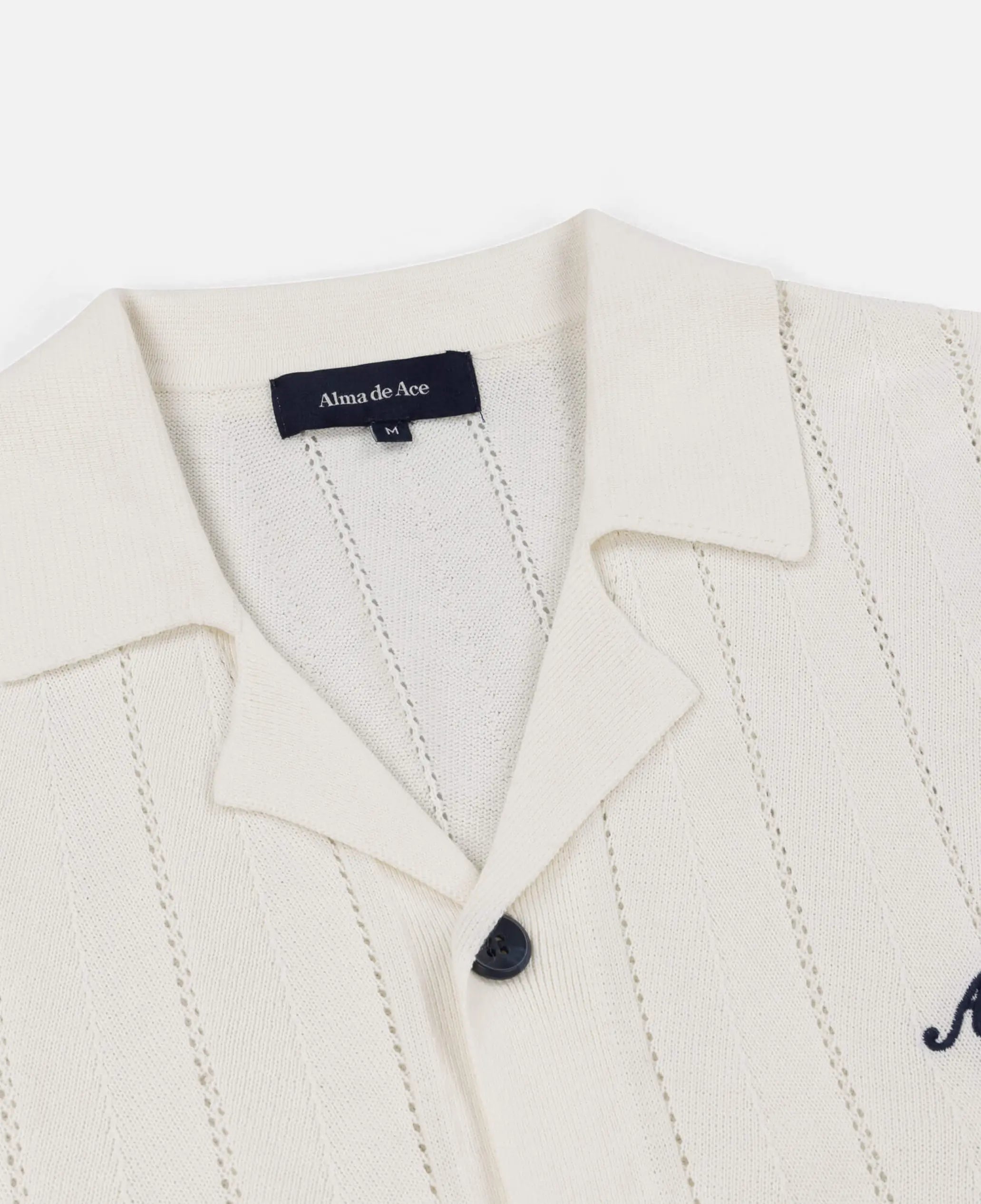 Tao Knitted Short Sleeve Shirt Cream