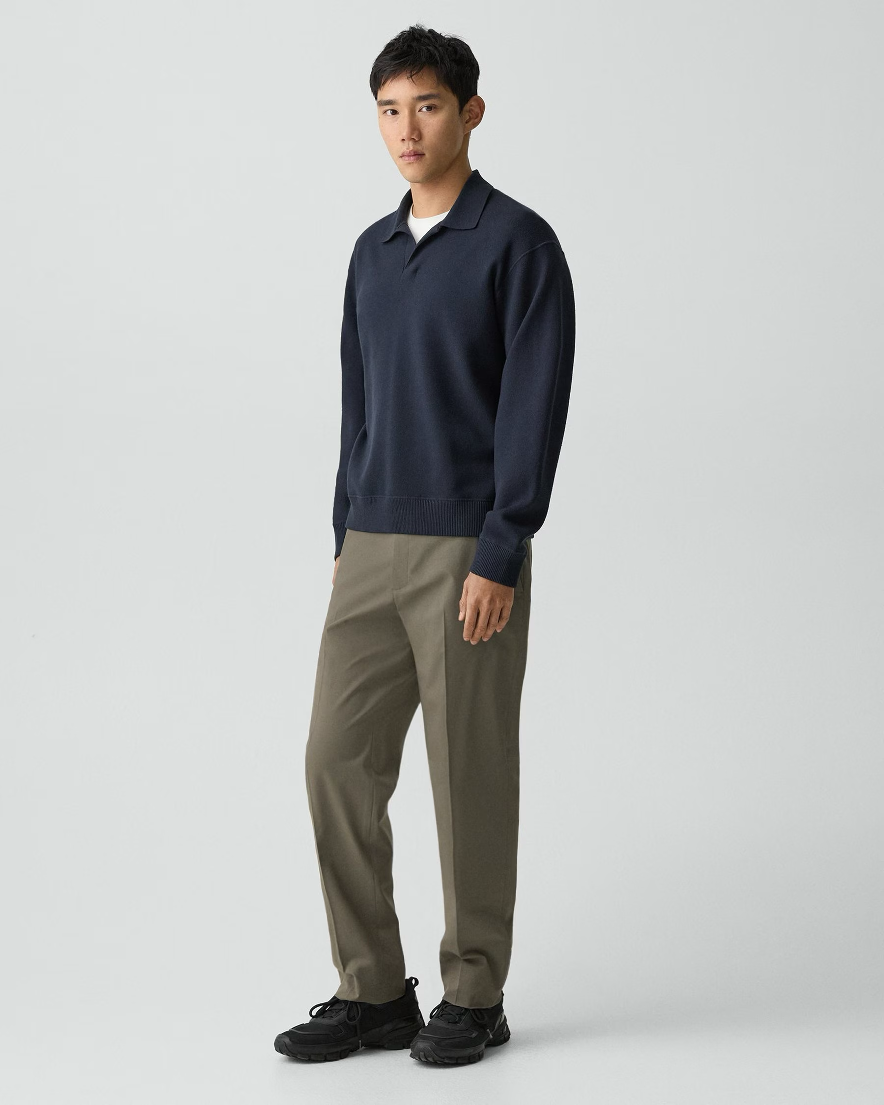 Curtis Travel Pant in Motion Wool Morel