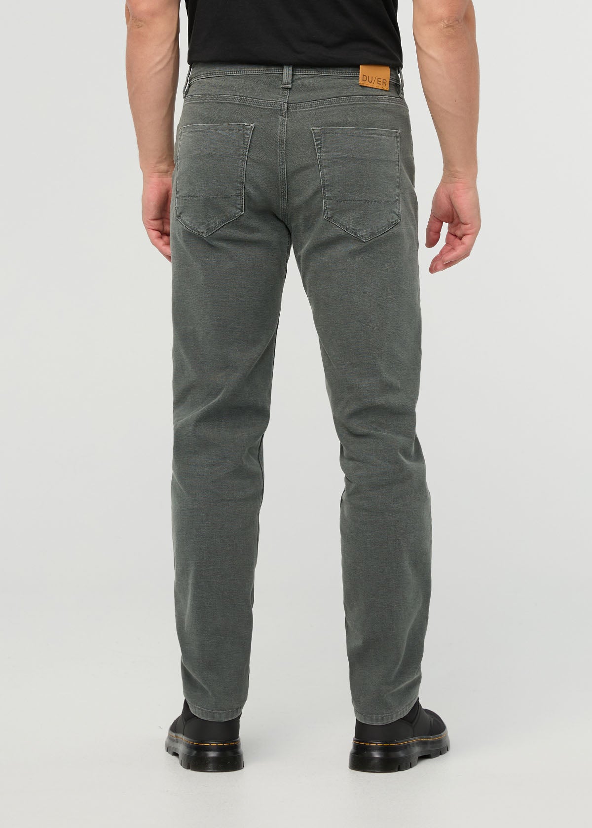 Stretch Canvas Loose Taper Pant Thyme