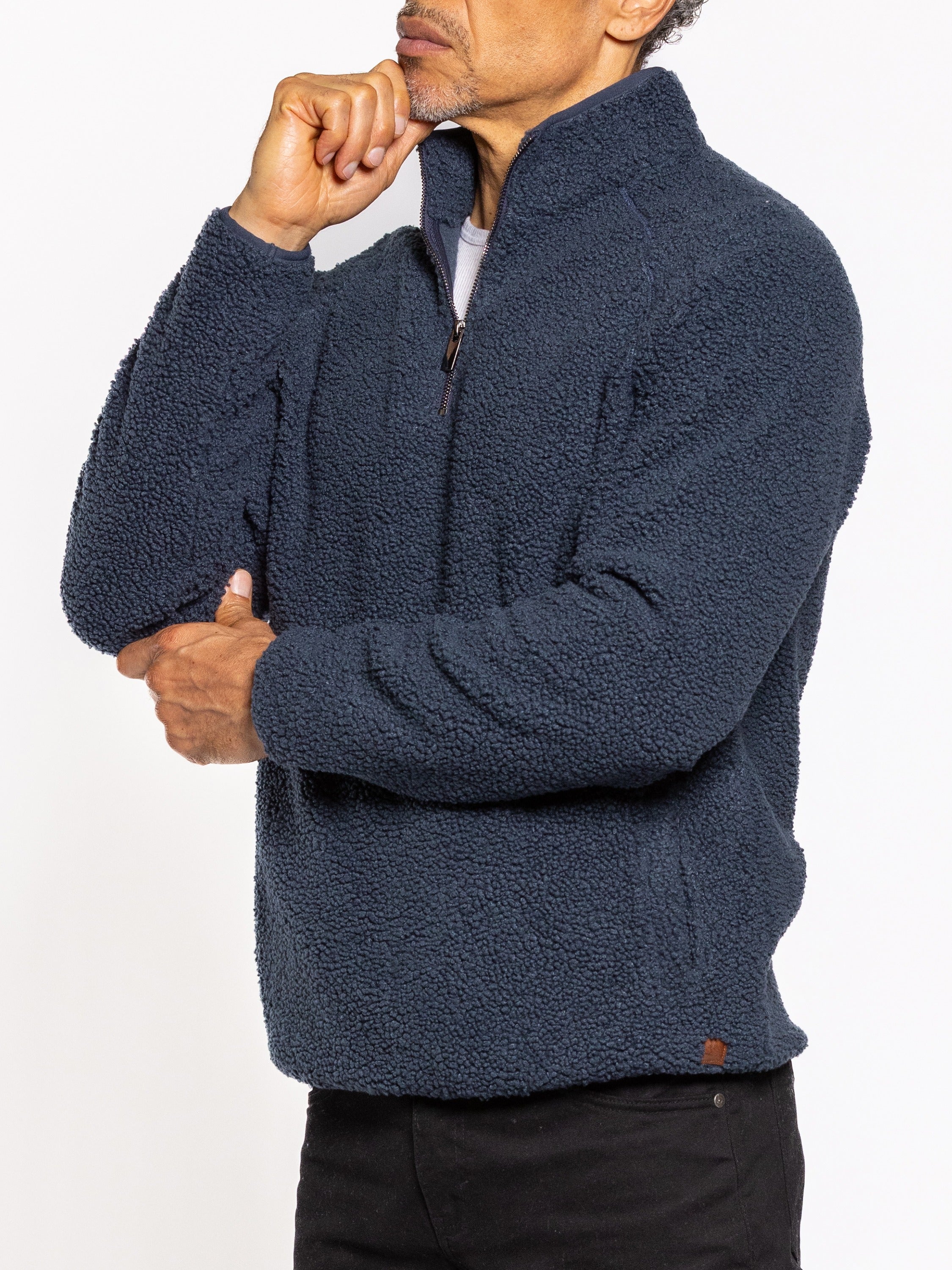 Blizzard Quarter Zip Indigo Night