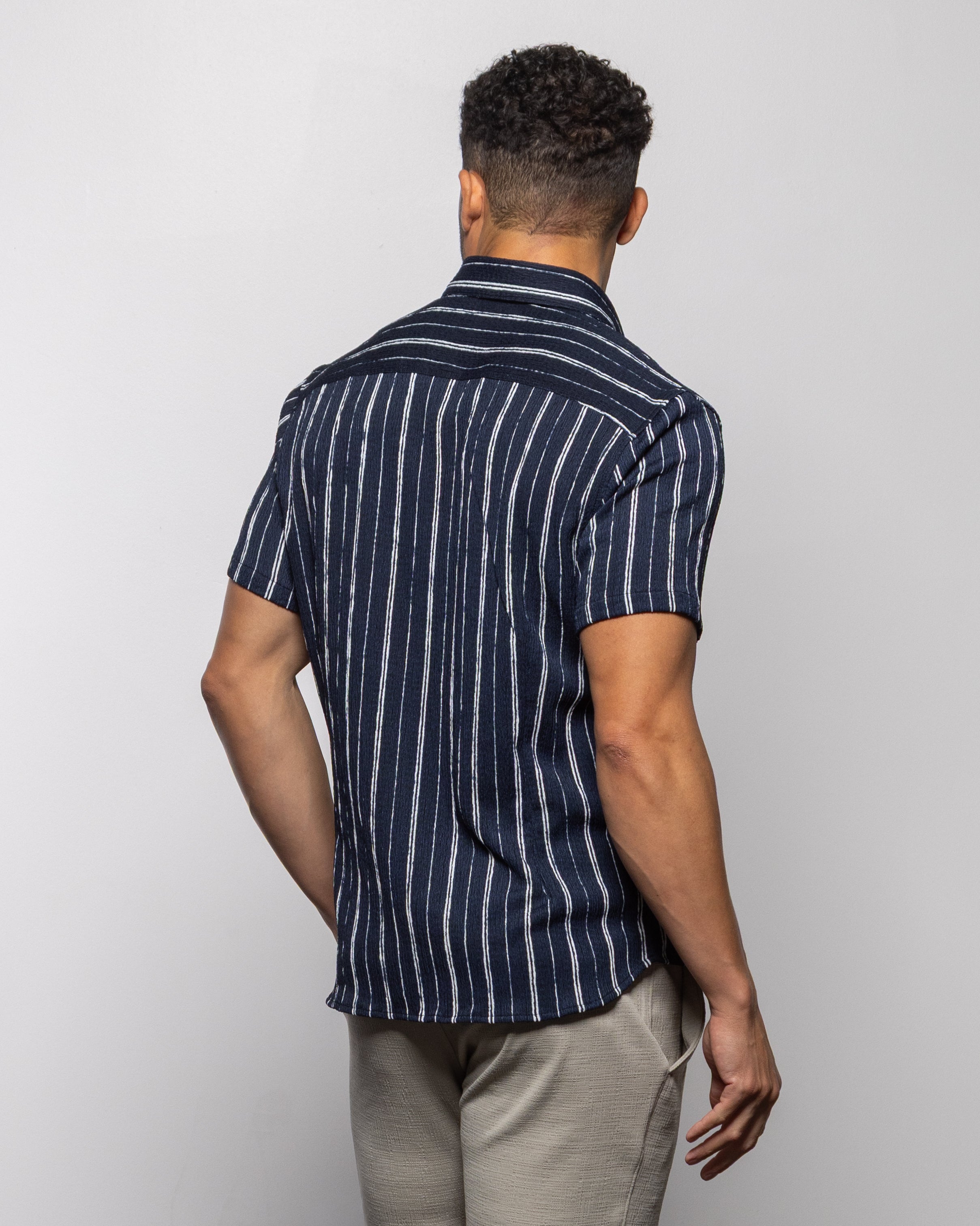 Bali Short Sleeve Shirt Indigo Night