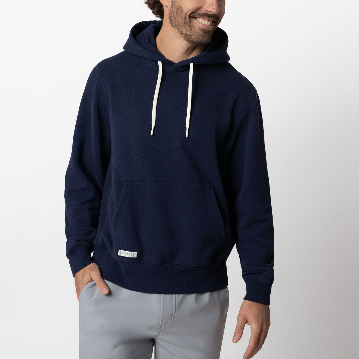 Fleece Ready Pullover Hoodie Heather Indigo Blue