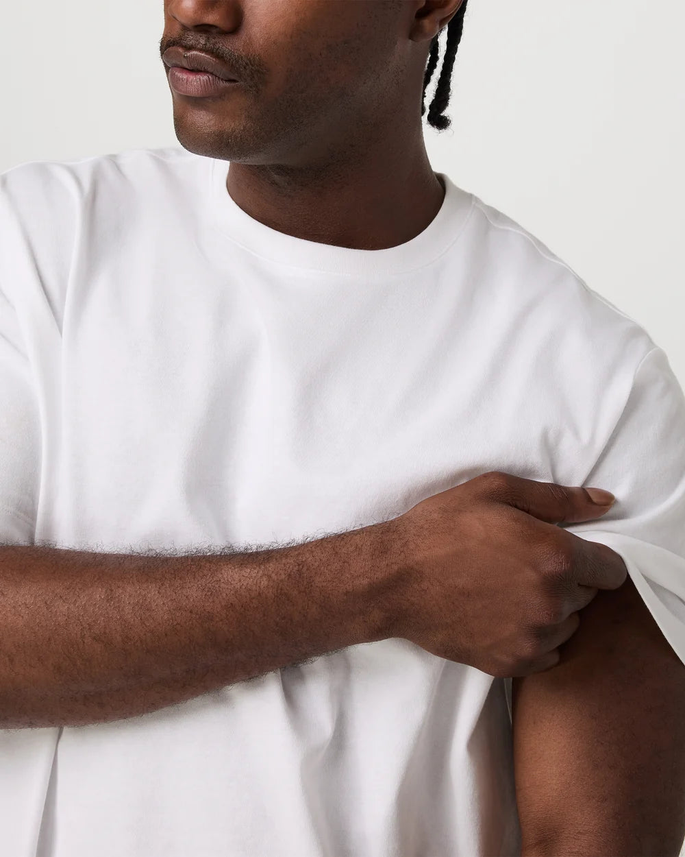 S/S Relaxed Heavyweight Tee White