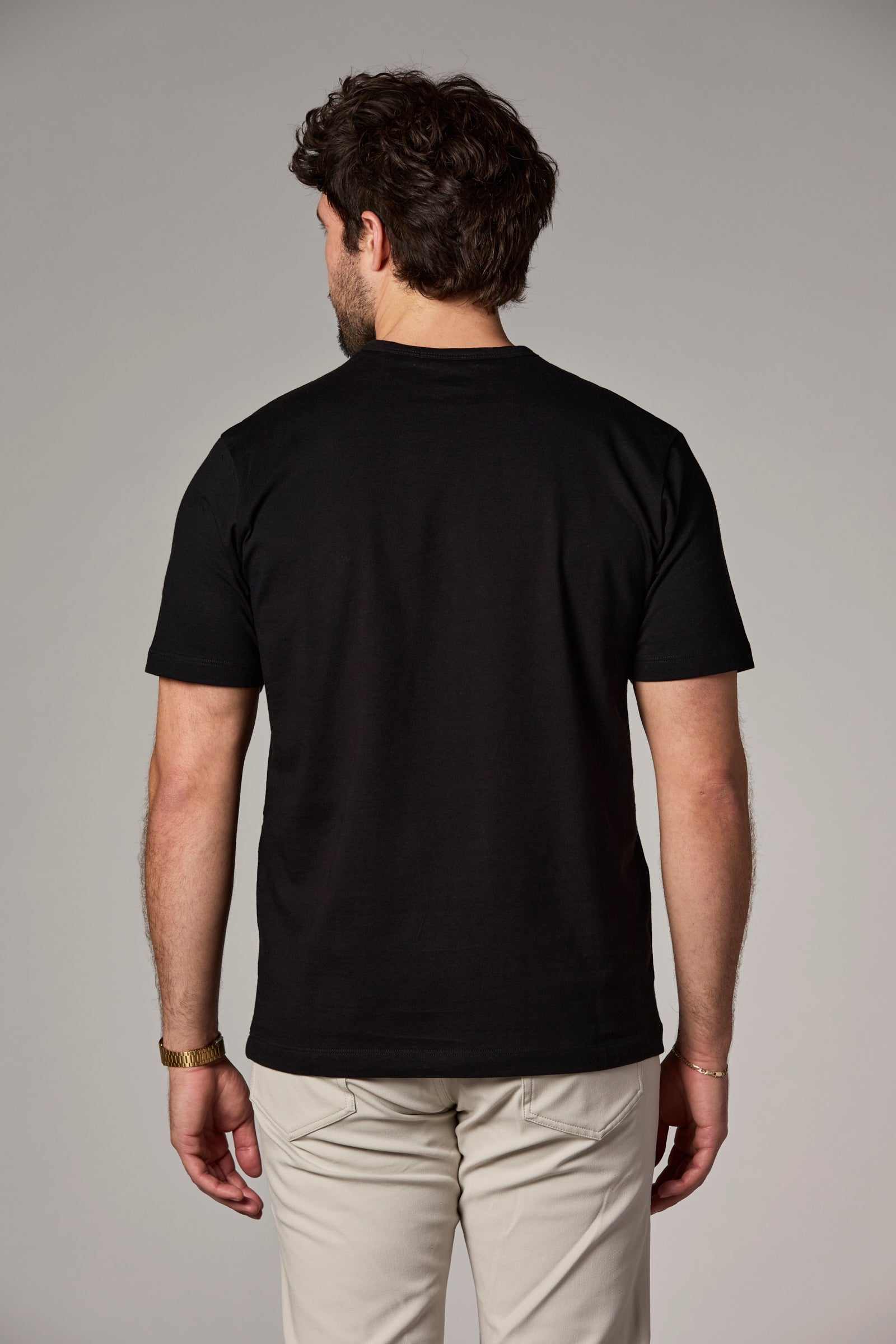 The Rick Crewneck Tee Black