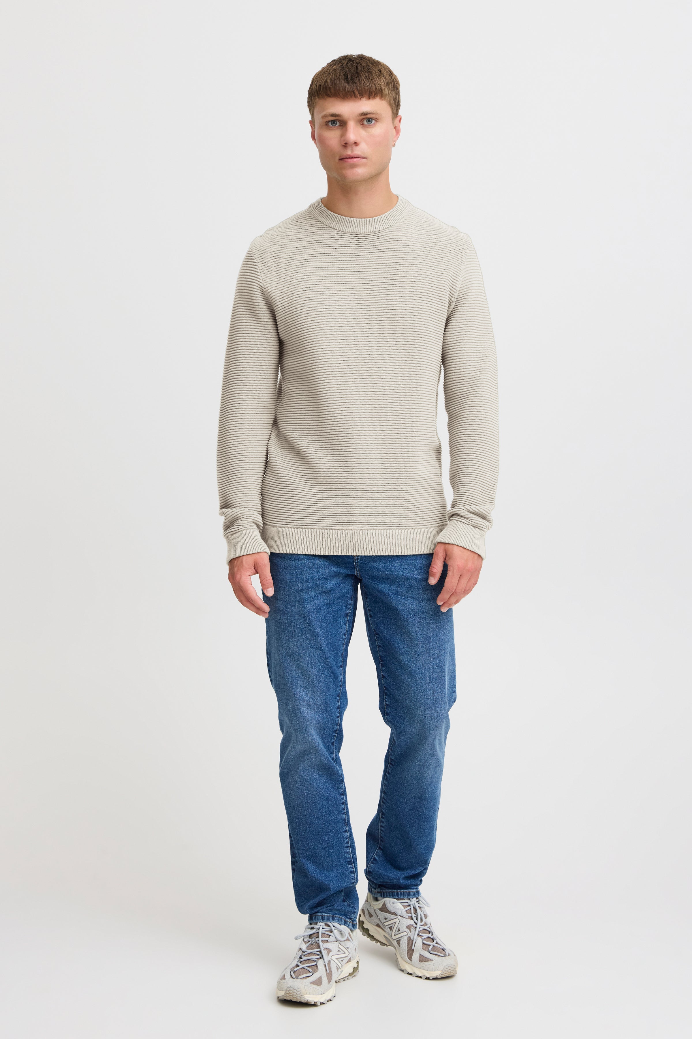 Valencia Crew Knit Oatmeal