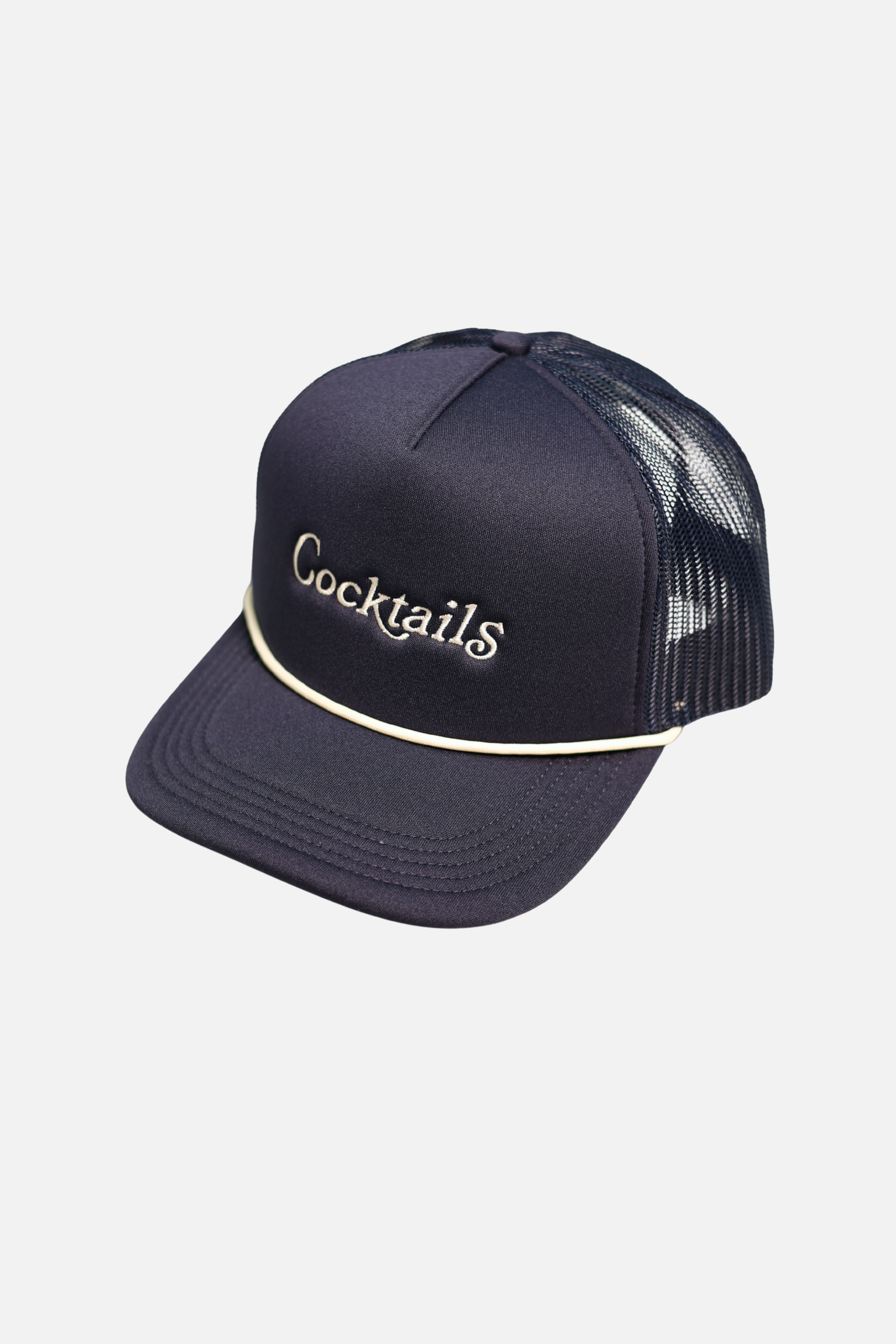 Cocktails Hat Navy