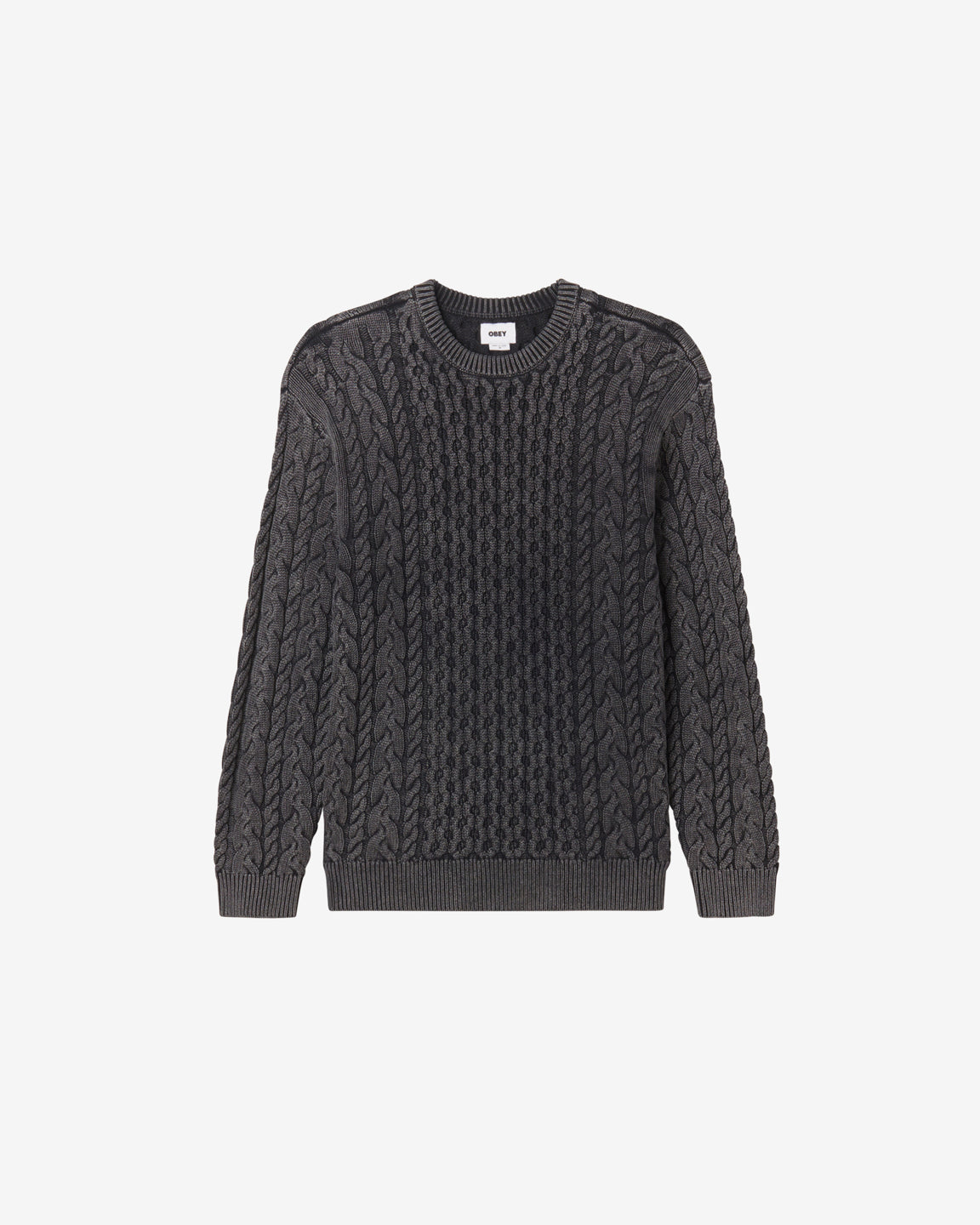 Faded Wash Sweater Digital Black