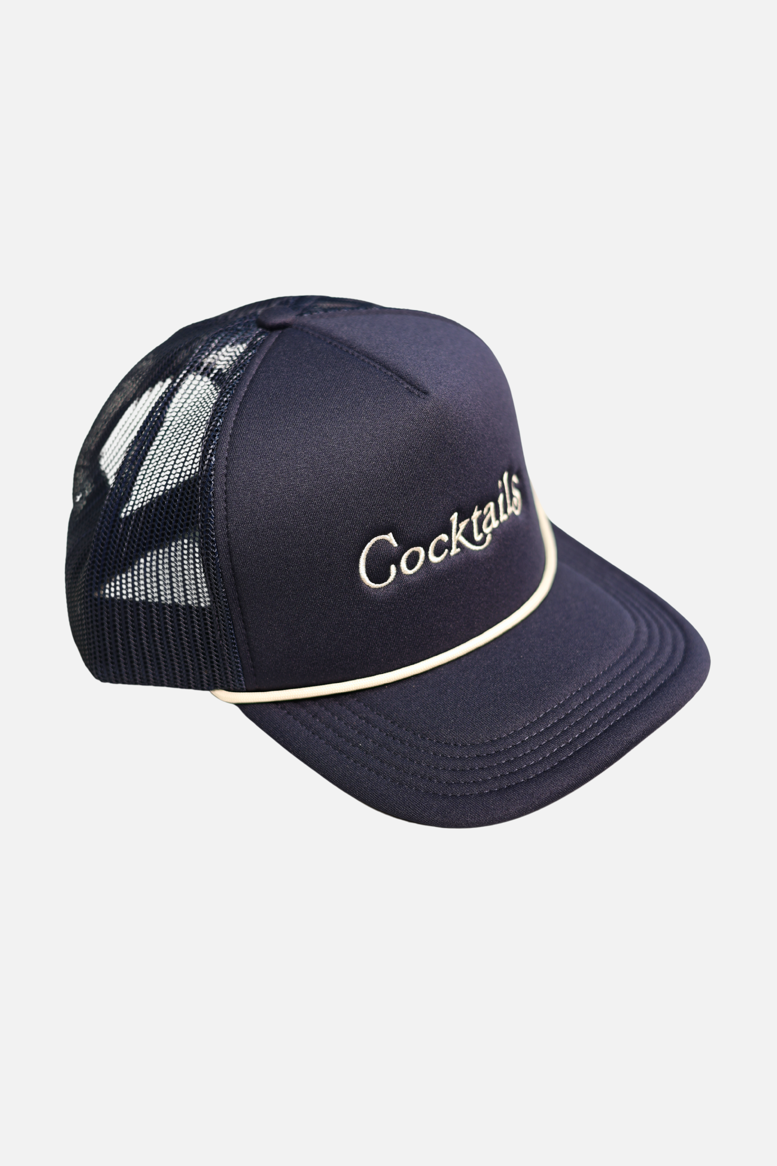 Cocktails Hat Navy