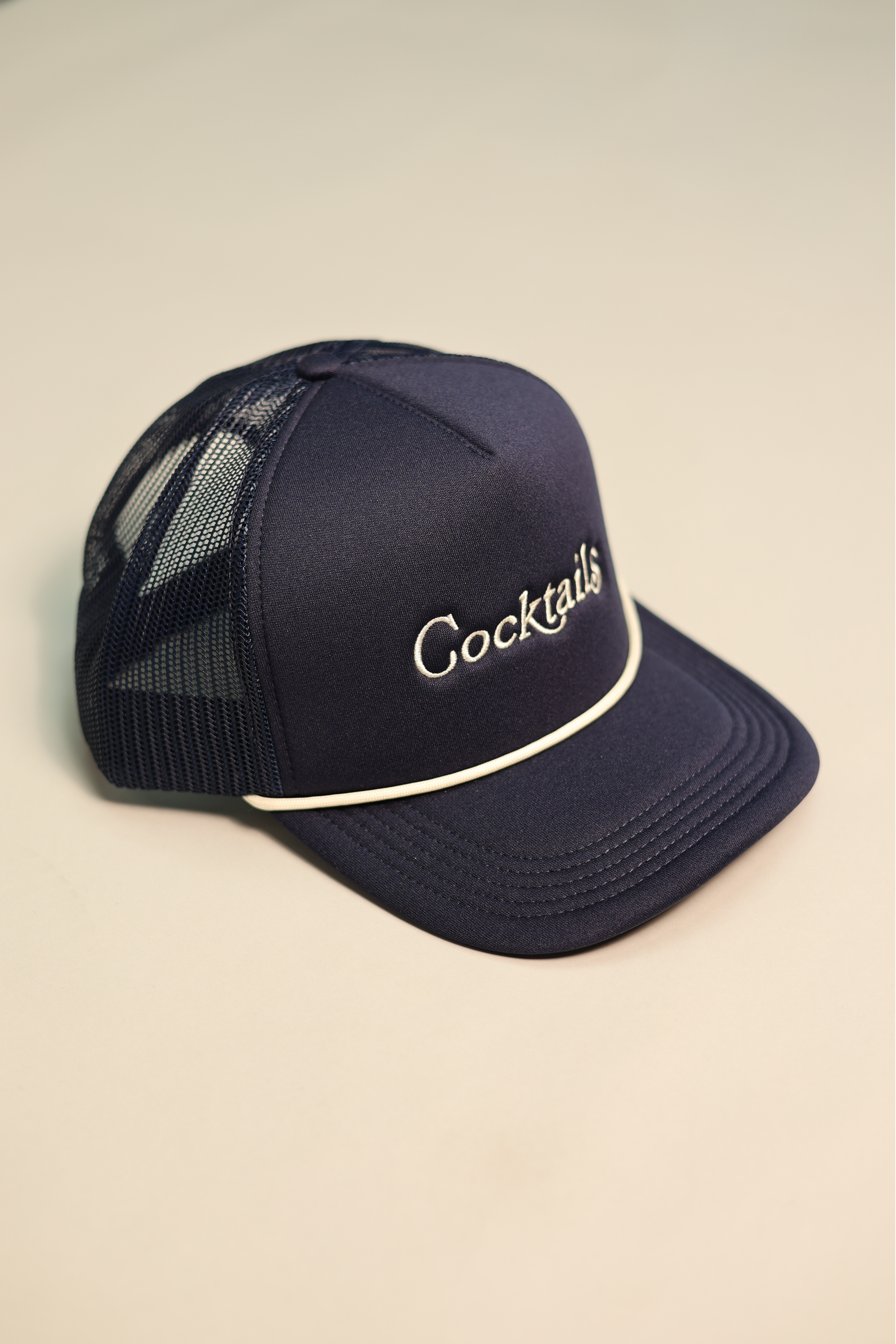 Cocktails Hat Navy
