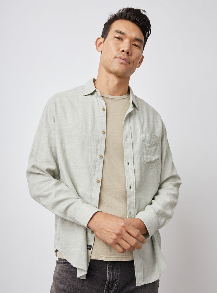 Wyatt Long Sleeve Shirt - Sage