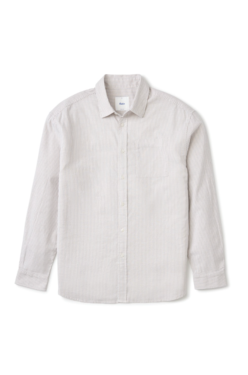 Ezra Long Sleeve Shirt Moss