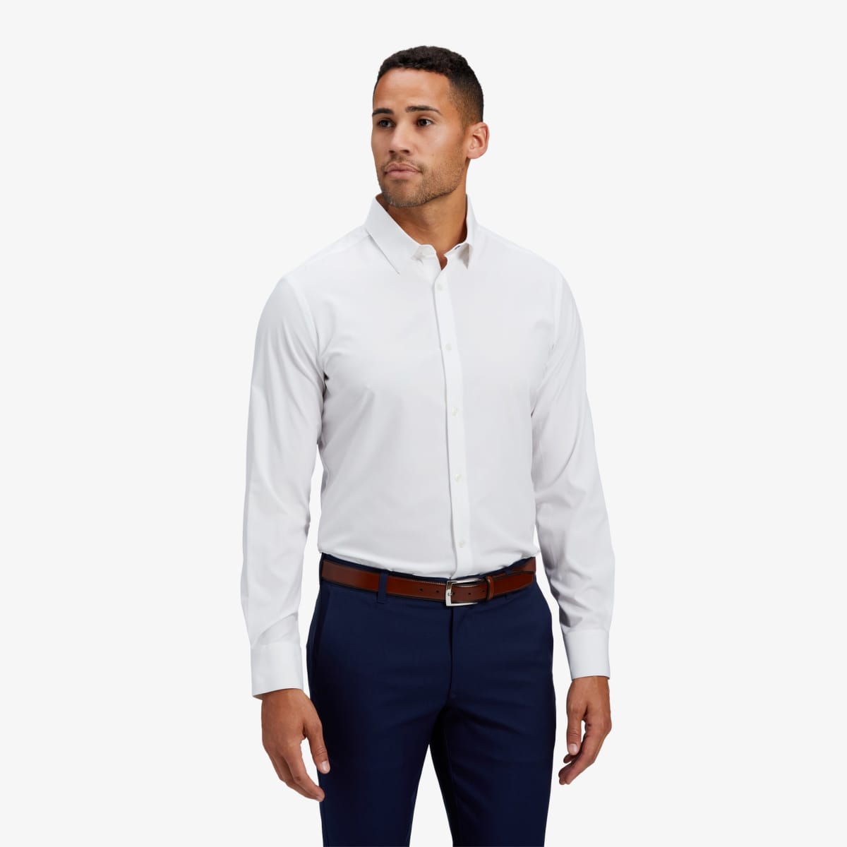 Leeward Long Sleeve Shirt - White Solid