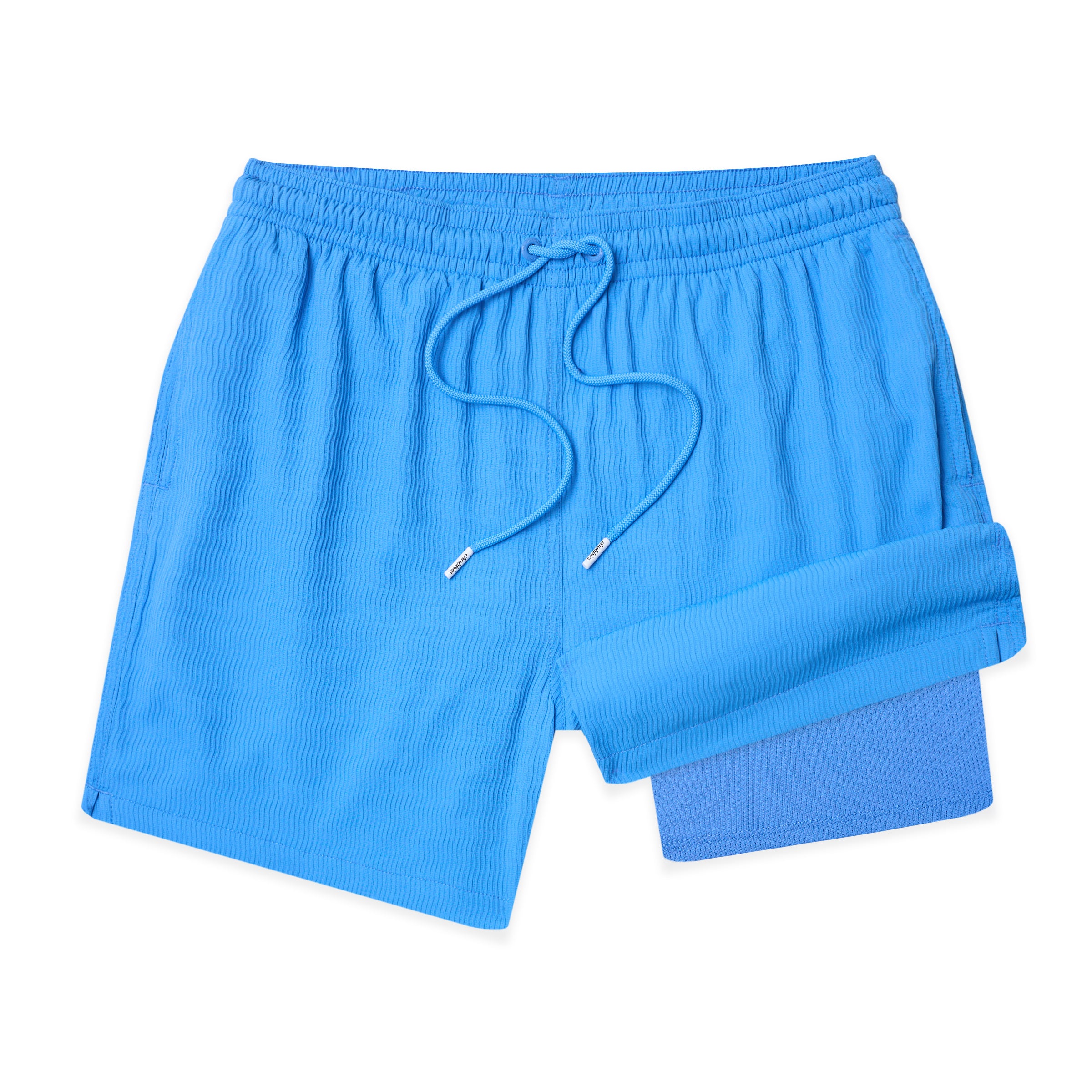 The Cascade Coolers 5.5" - Textured Lined Swim Medium Blue