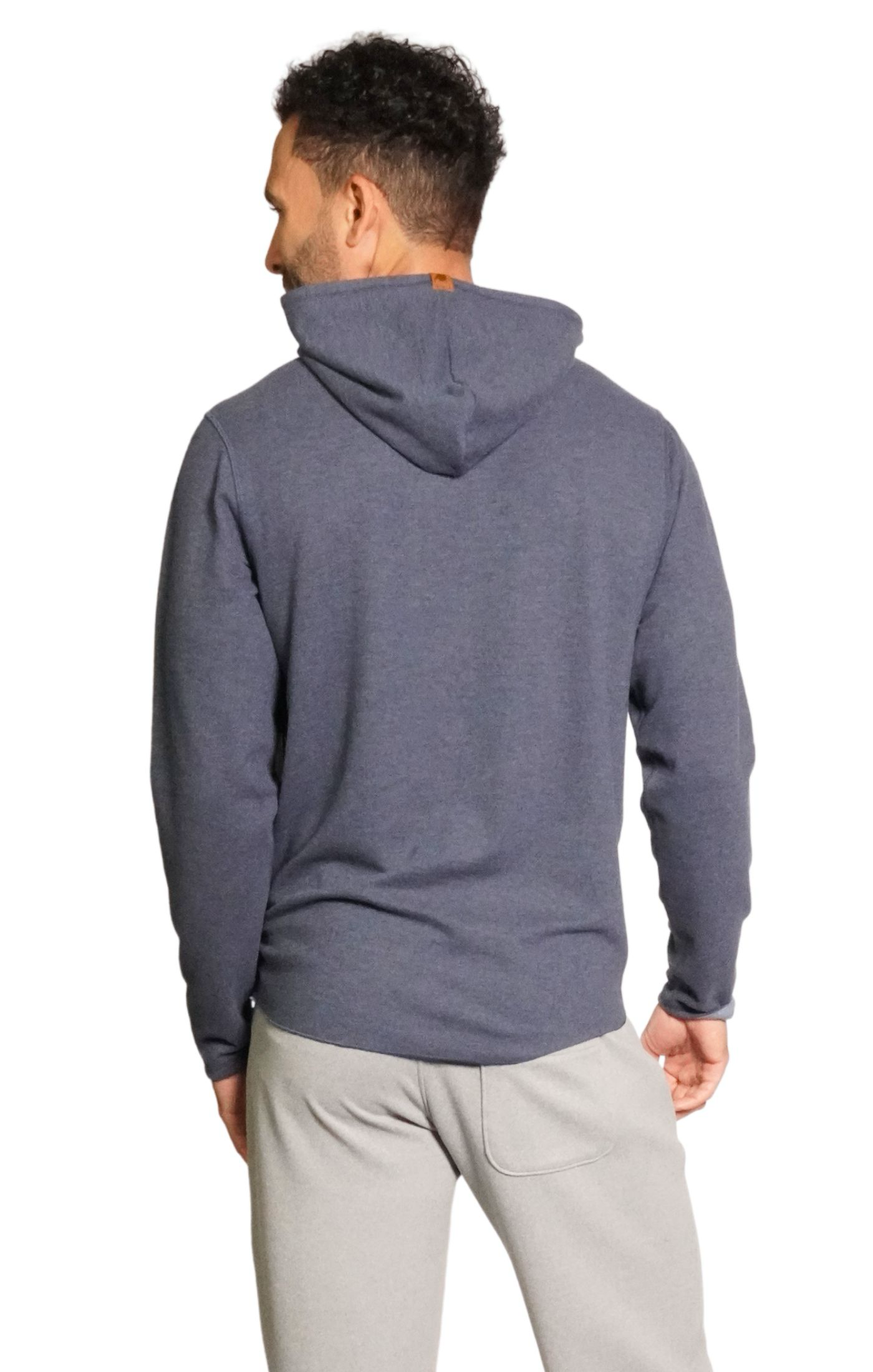 Andy Lux Reversible Hoodie in Concrete