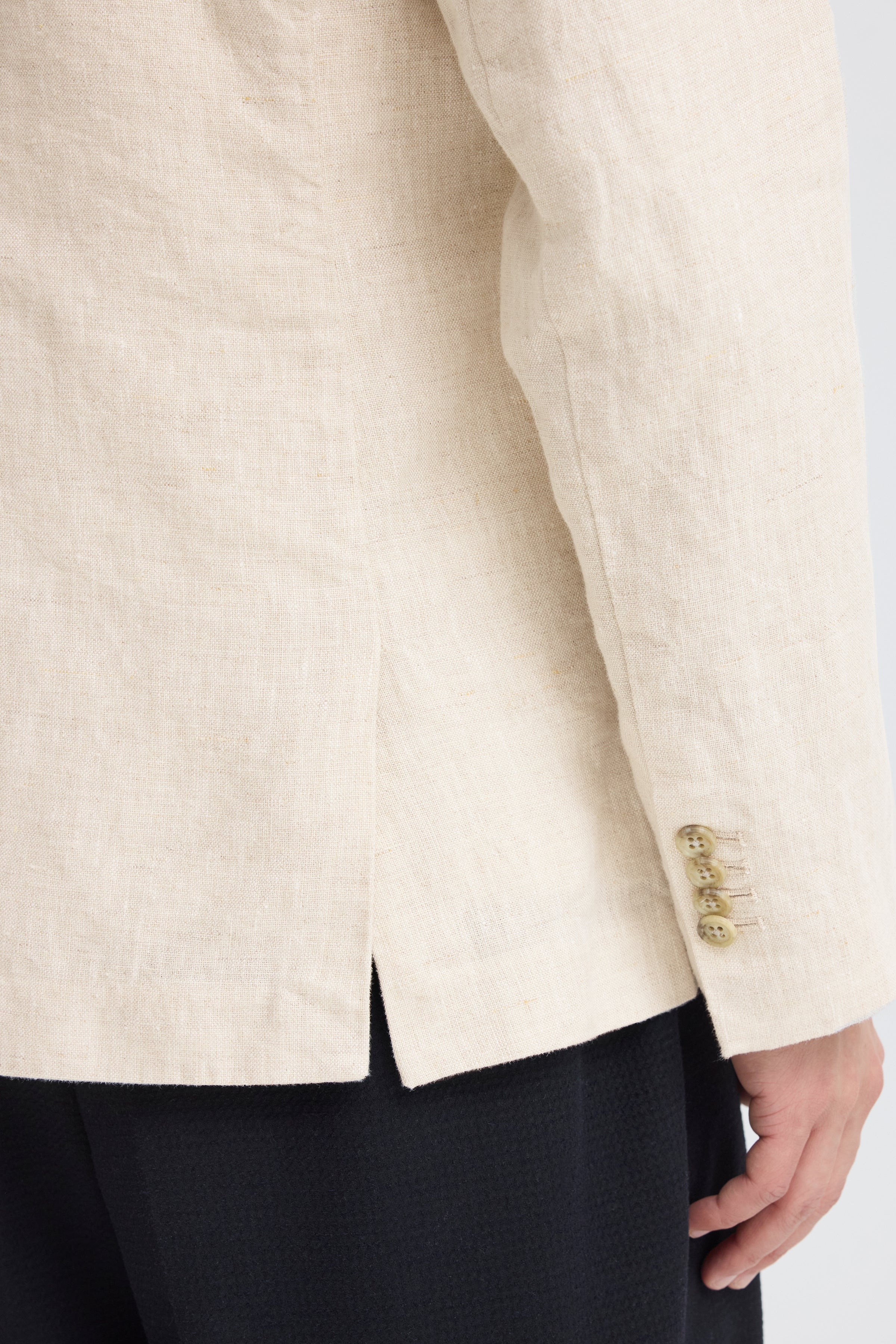 Torup Linen Blazer Plaza Taupe Melange