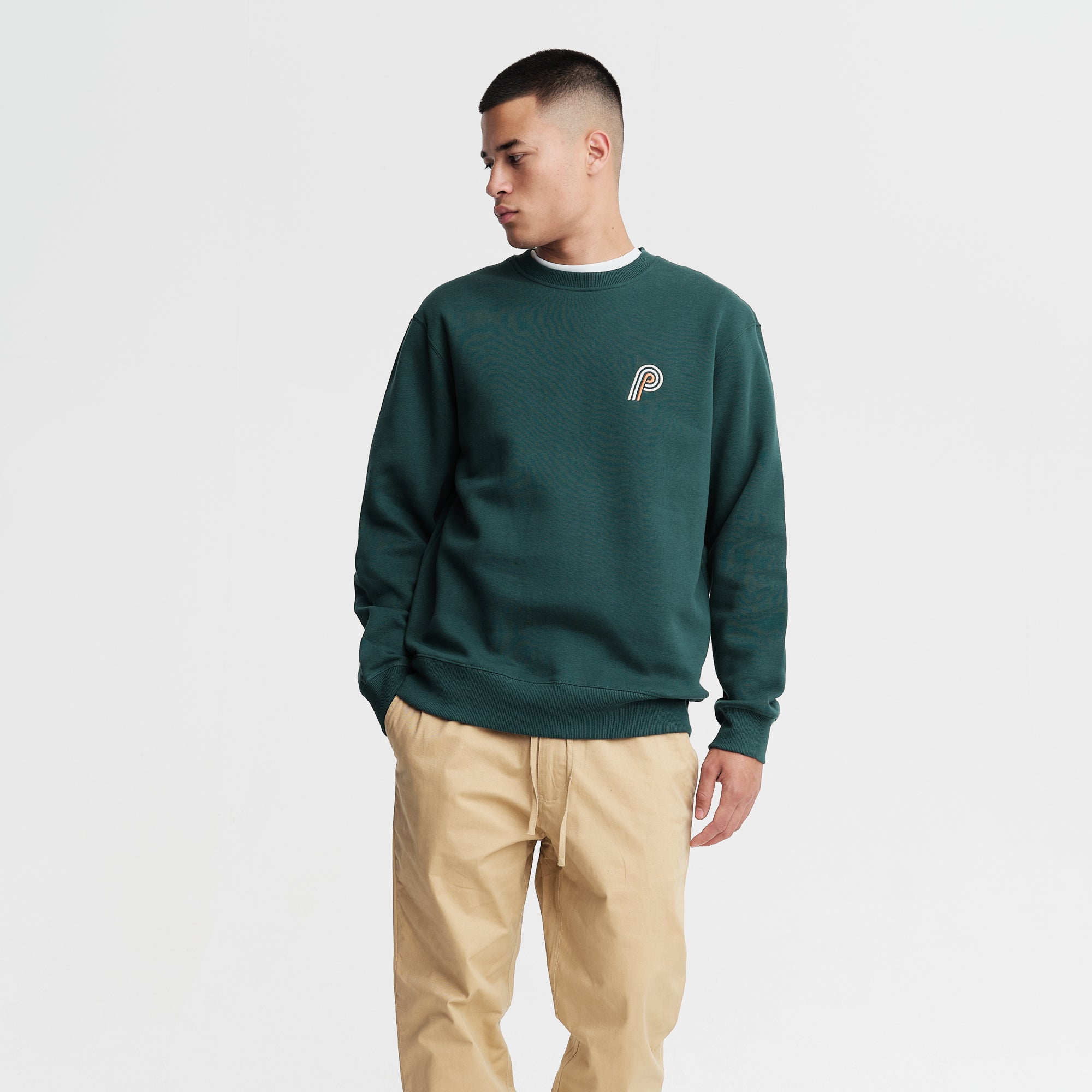 Poplar Sweatshirt Deep Green