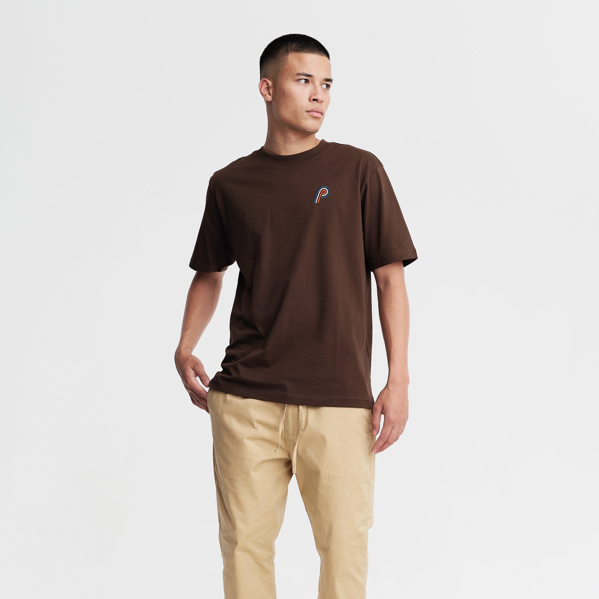 Dabney T-Shirt Mocha Brown