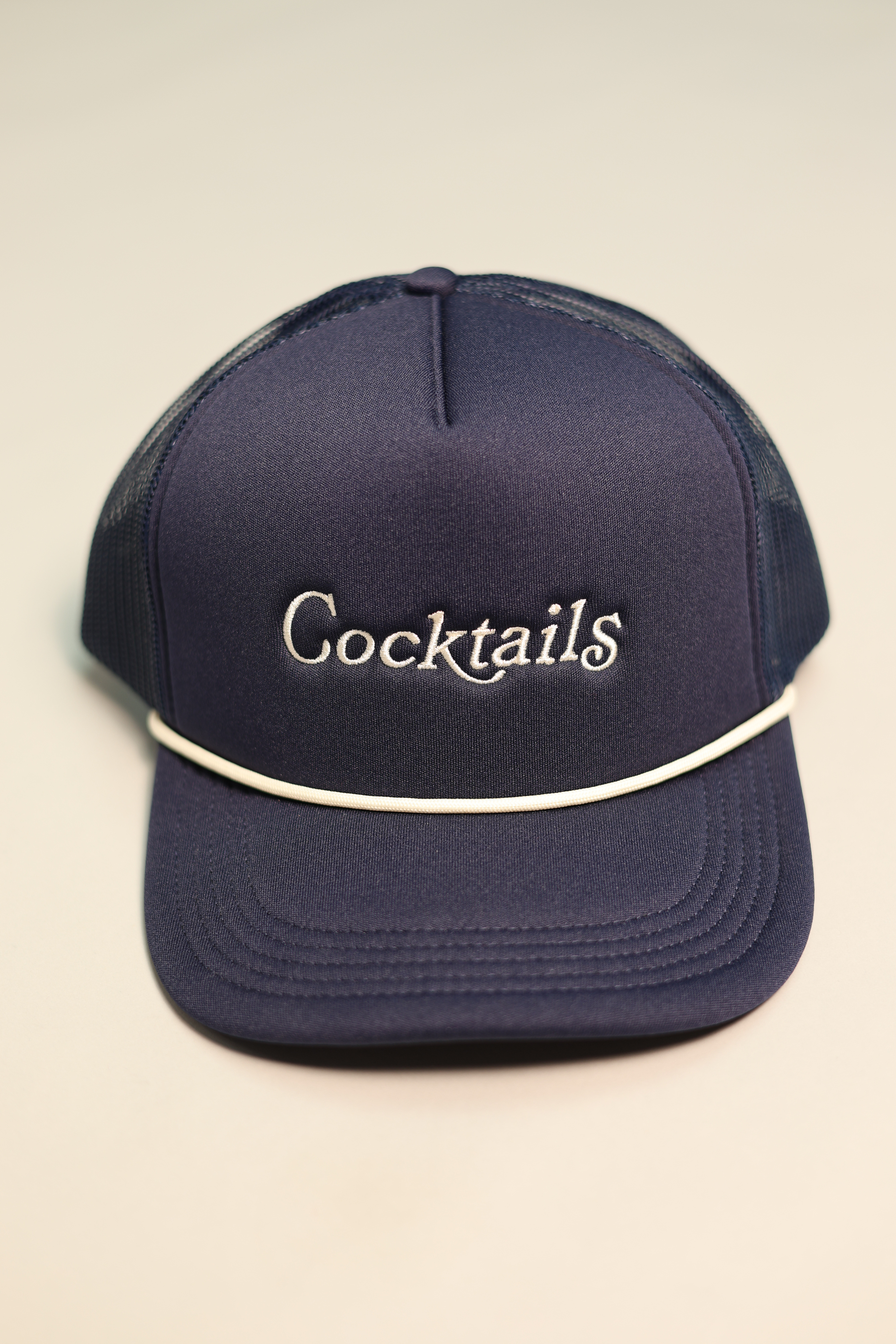 Cocktails Hat Navy