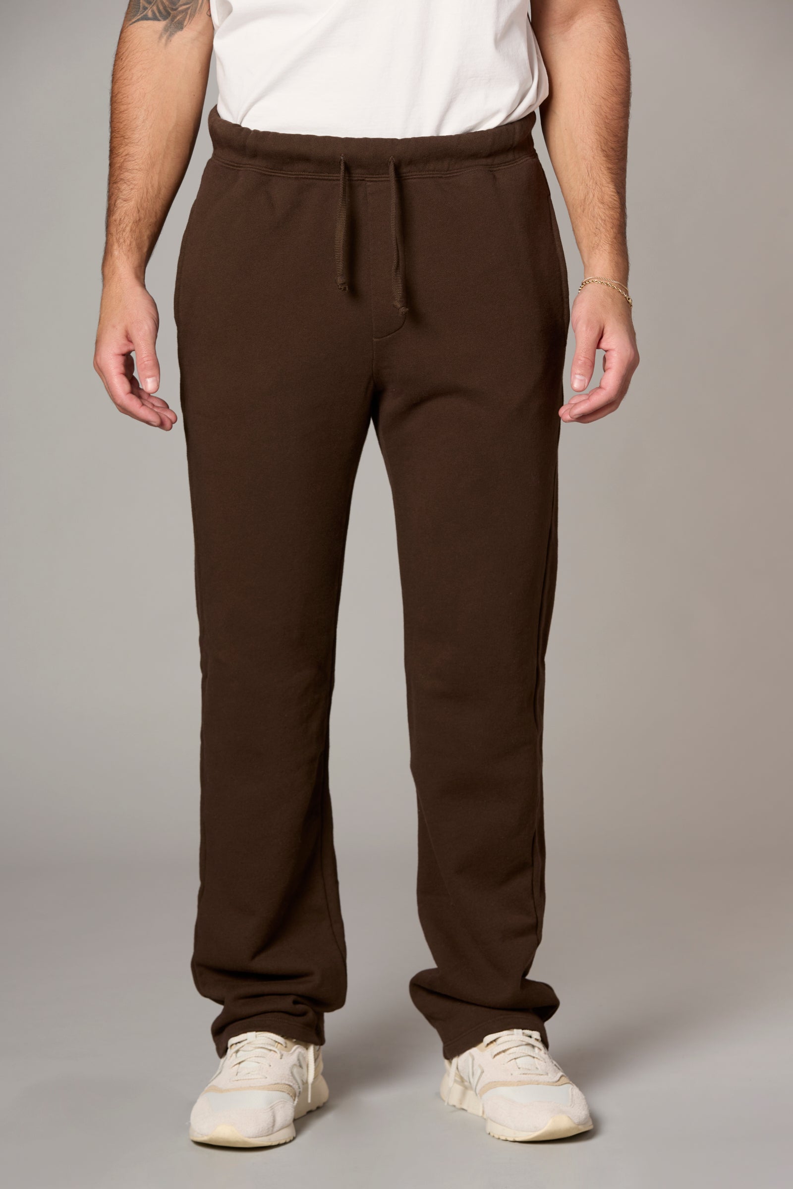 Liam Terry Straight Leg Pant in Coffee Bean