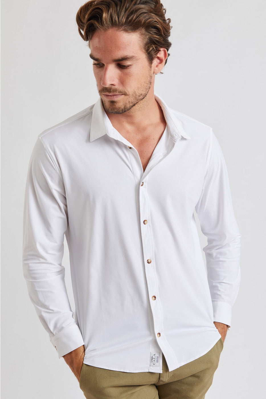 Alain Baiablue Shirt White