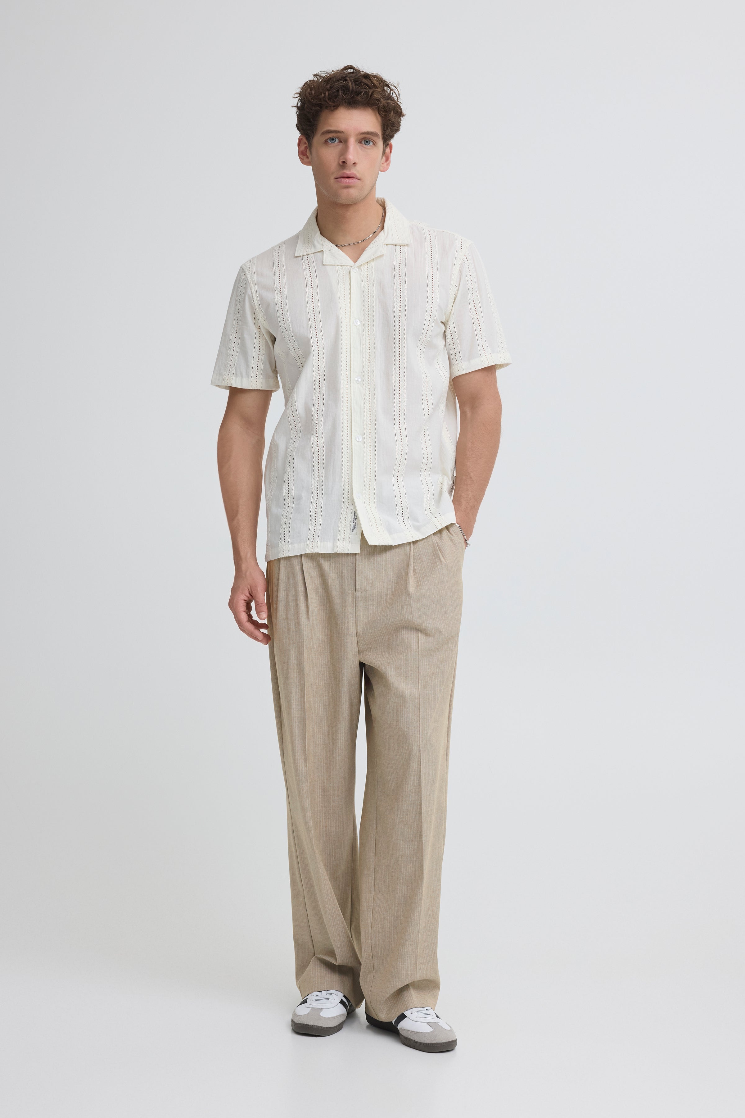 Grant Pinstripe Pant Island Fossil