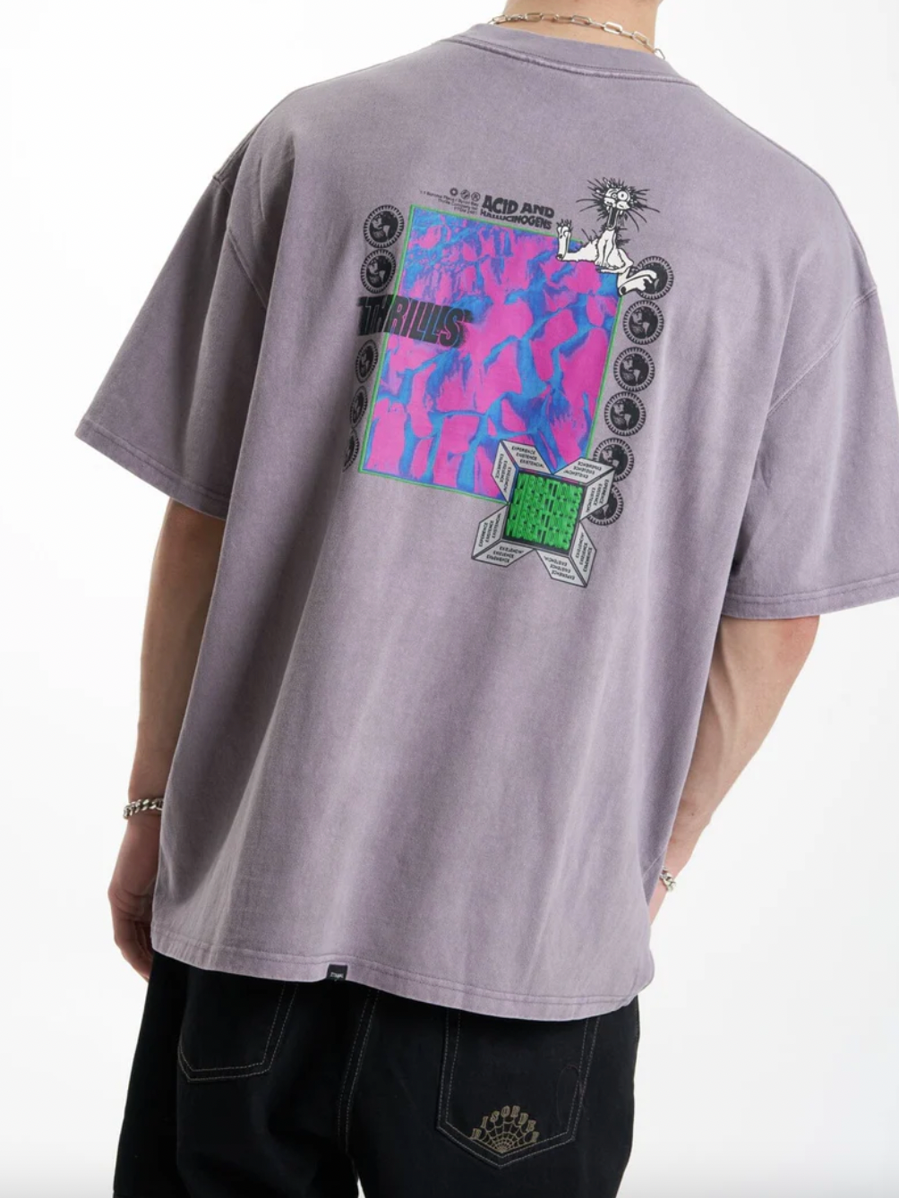 Vibrations Oversized Tee Mineral Gray