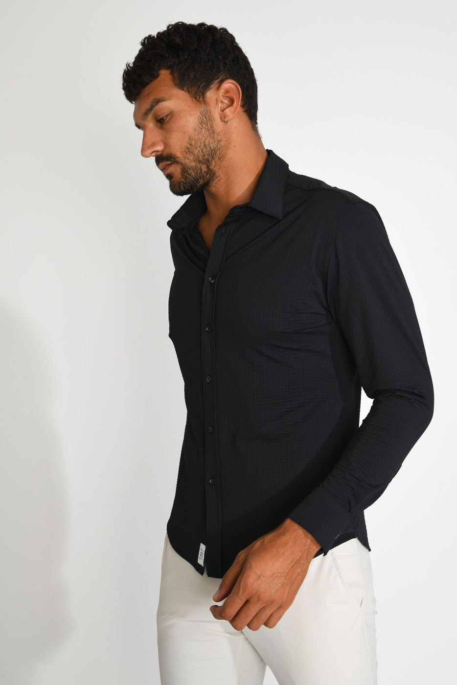 Jean Trieste Long Sleeve Shirt Black