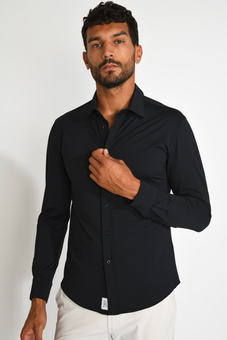 Jean Trieste Long Sleeve Shirt Black