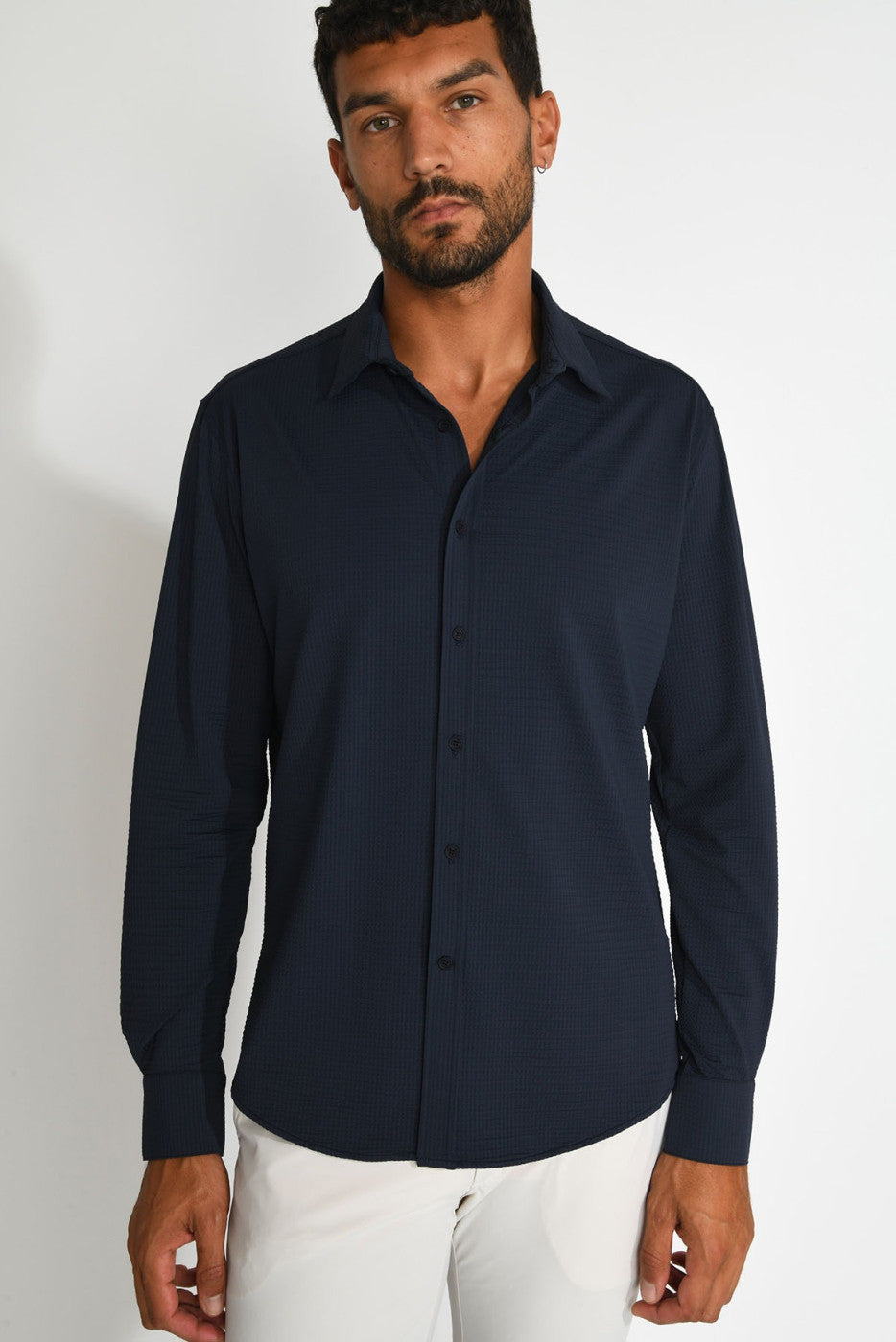 Jean Trieste Long Sleeve Shirt Navy