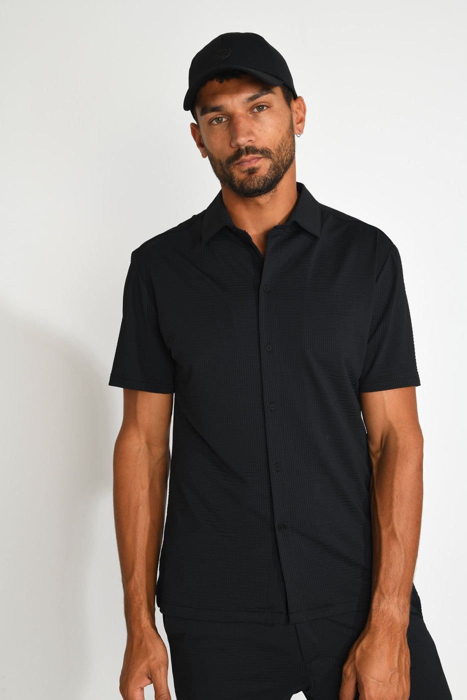 Stefano Trieste Short Sleeve Shirt Black