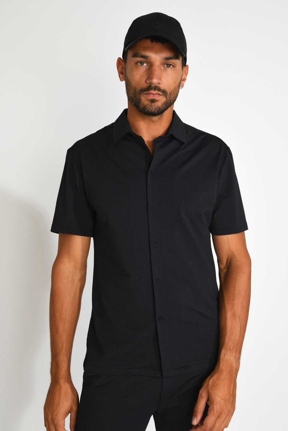 Stefano Trieste Short Sleeve Shirt Black