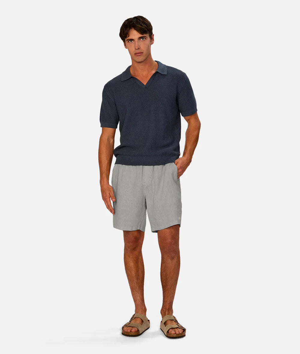 The Marina Linen Short Aegean