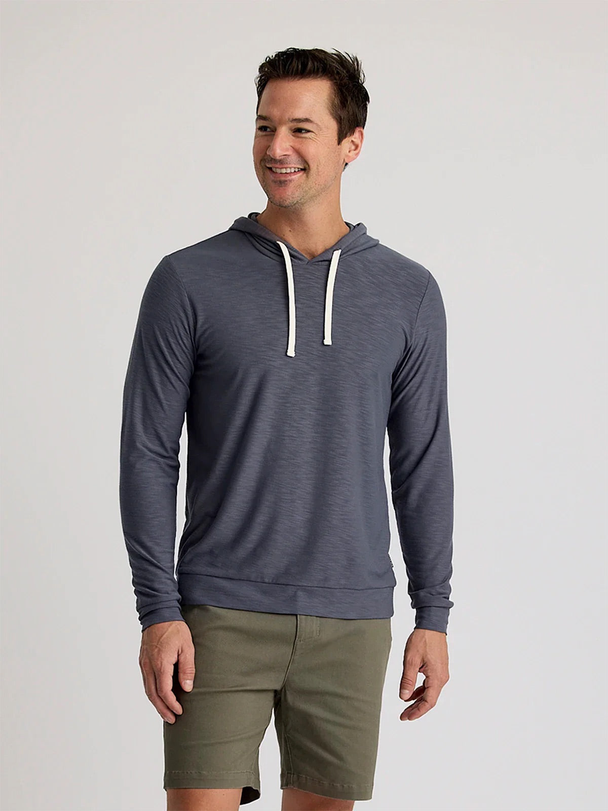 Bamboo Slub Hoodie II Storm Cloud