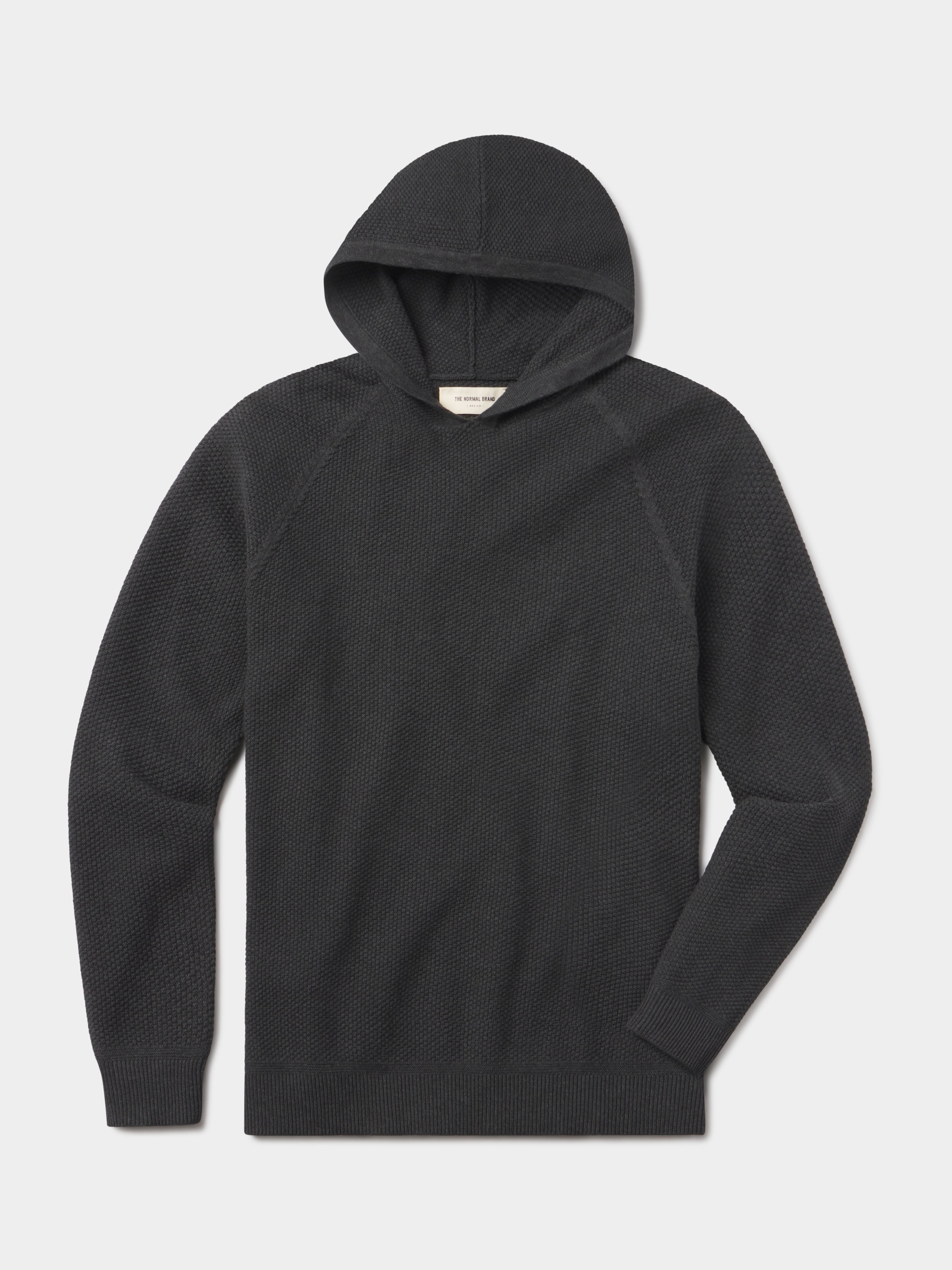 Coolmax Textured Hoodie Charcoal