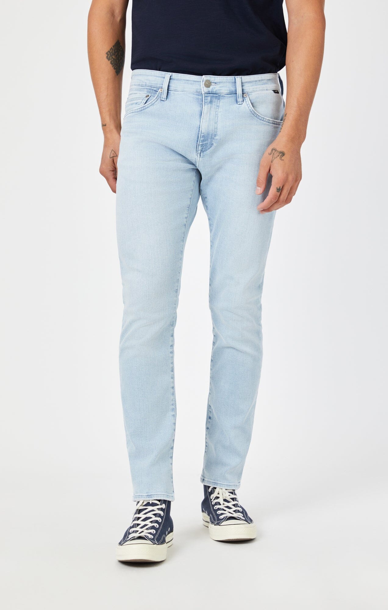 Jake Slim Leg Jeans Bleached Tonal Organic Vintage