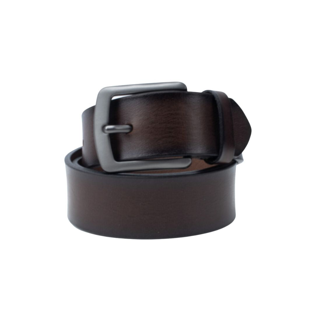 Casual Leather Belt Brown/Black