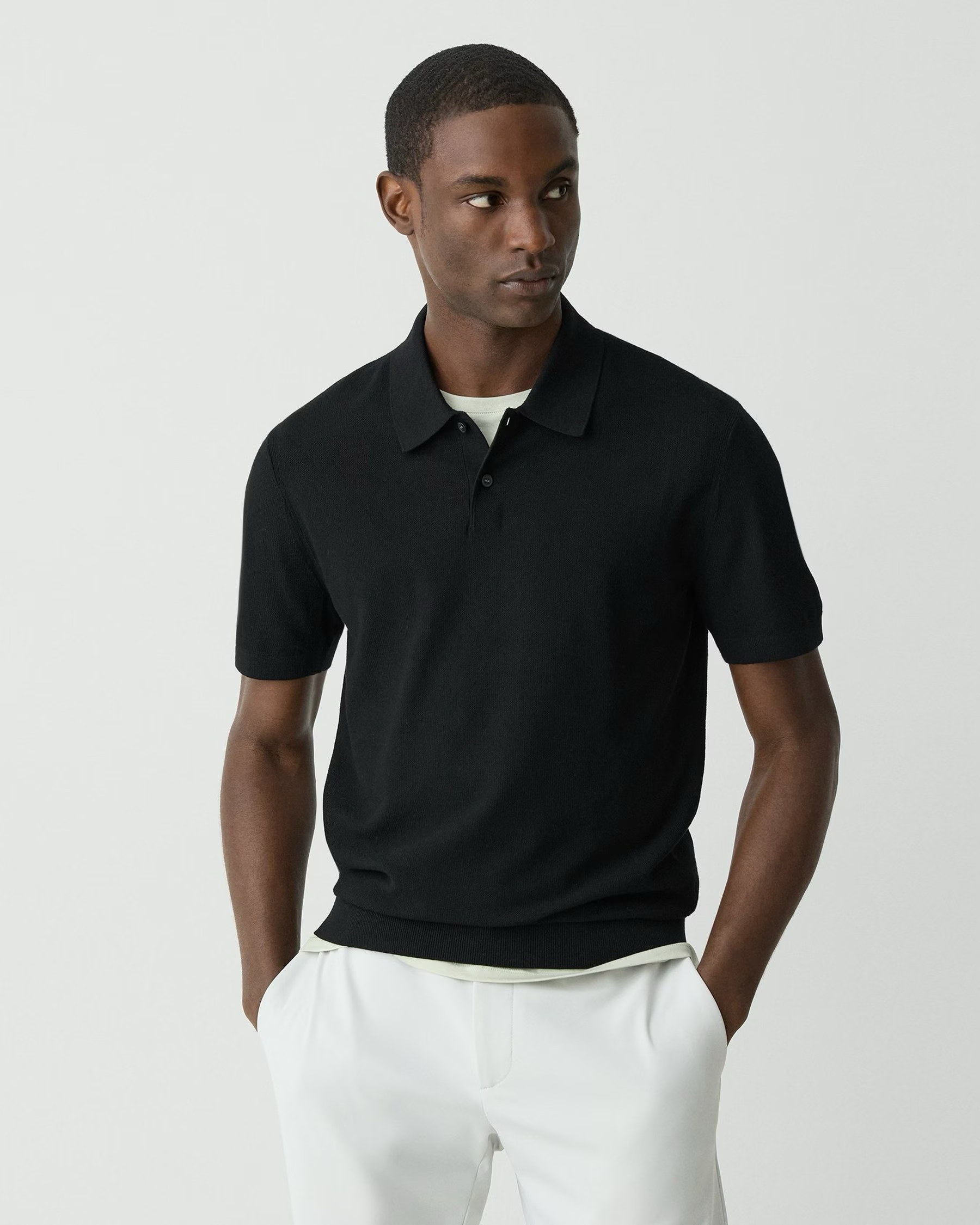 Goris Short Sleeve Polo Black