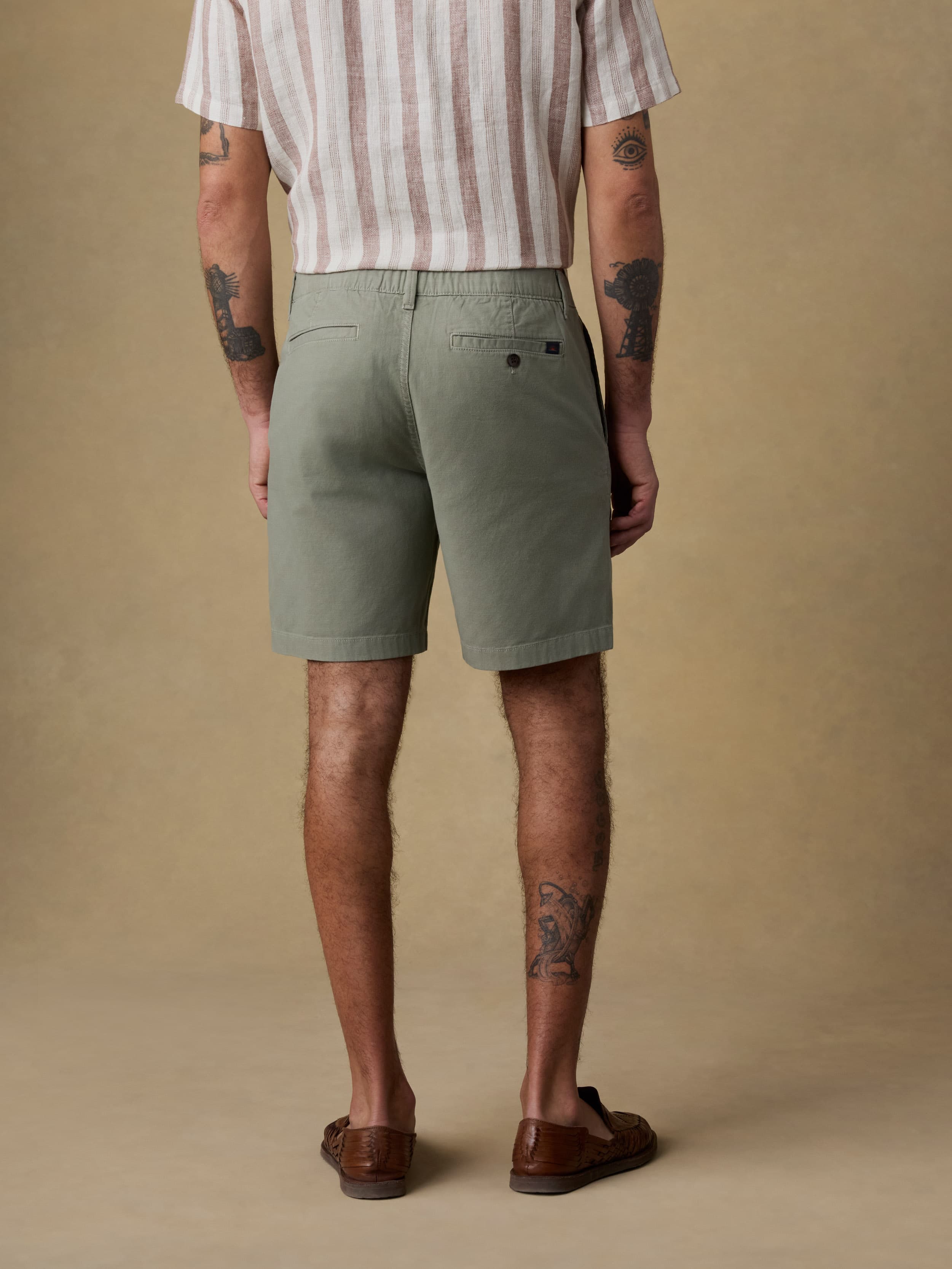 Essential Chino Short Trail Olive