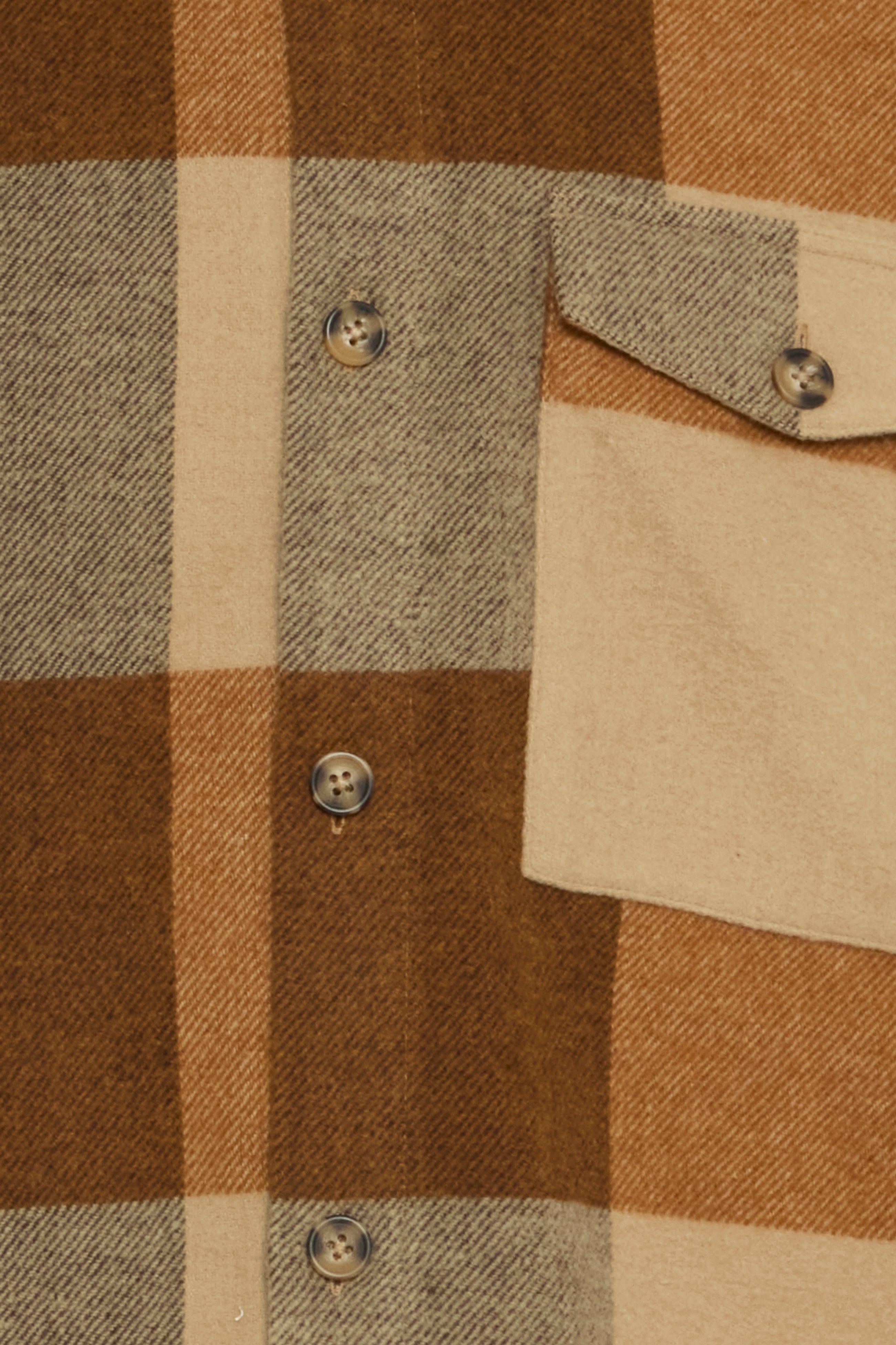 Manheim Buffalo Check Overshirt Cathay Spice