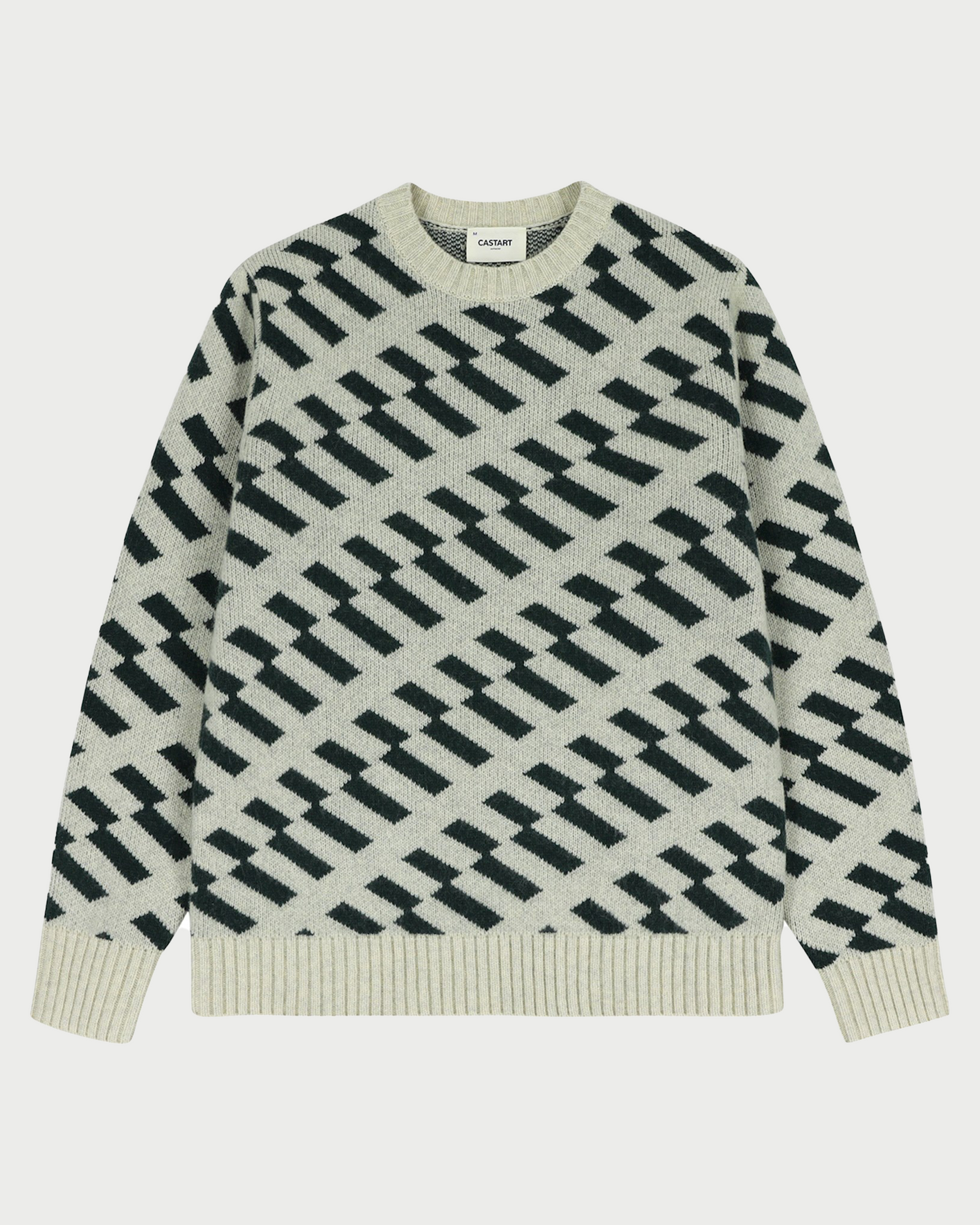 Ski Round Top Sweater in Ecru