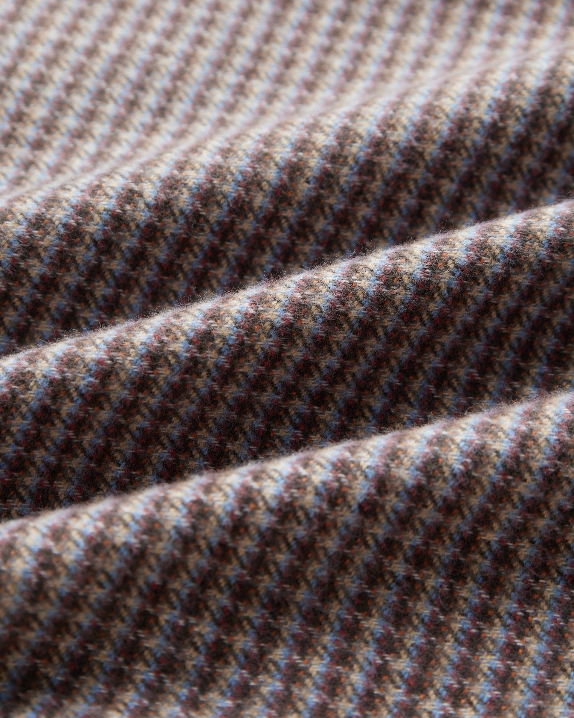 Dylan Check Shirt Blue/Bordeaux