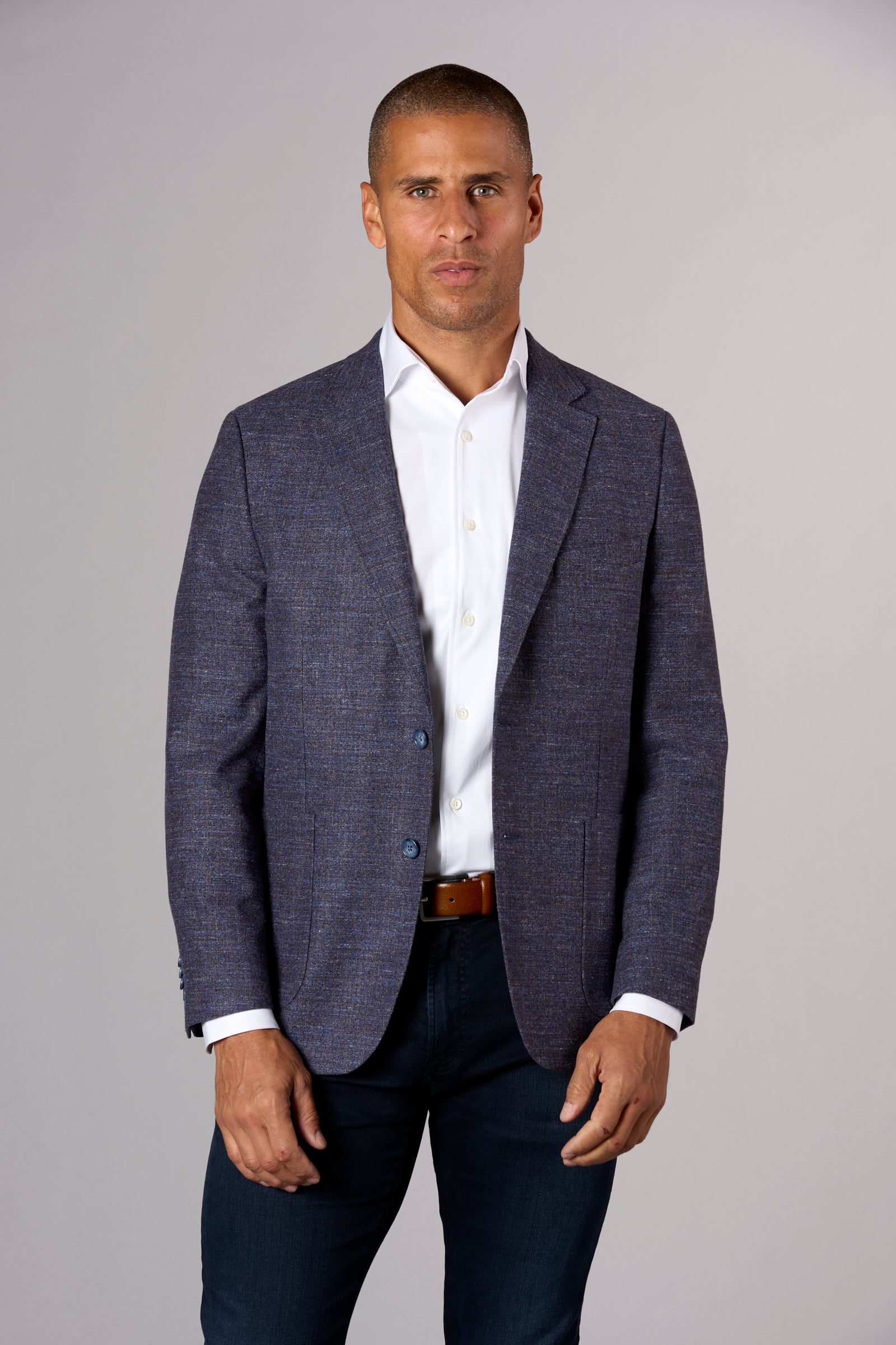 Layton-Modern Soft Sport Coat Denim Blue